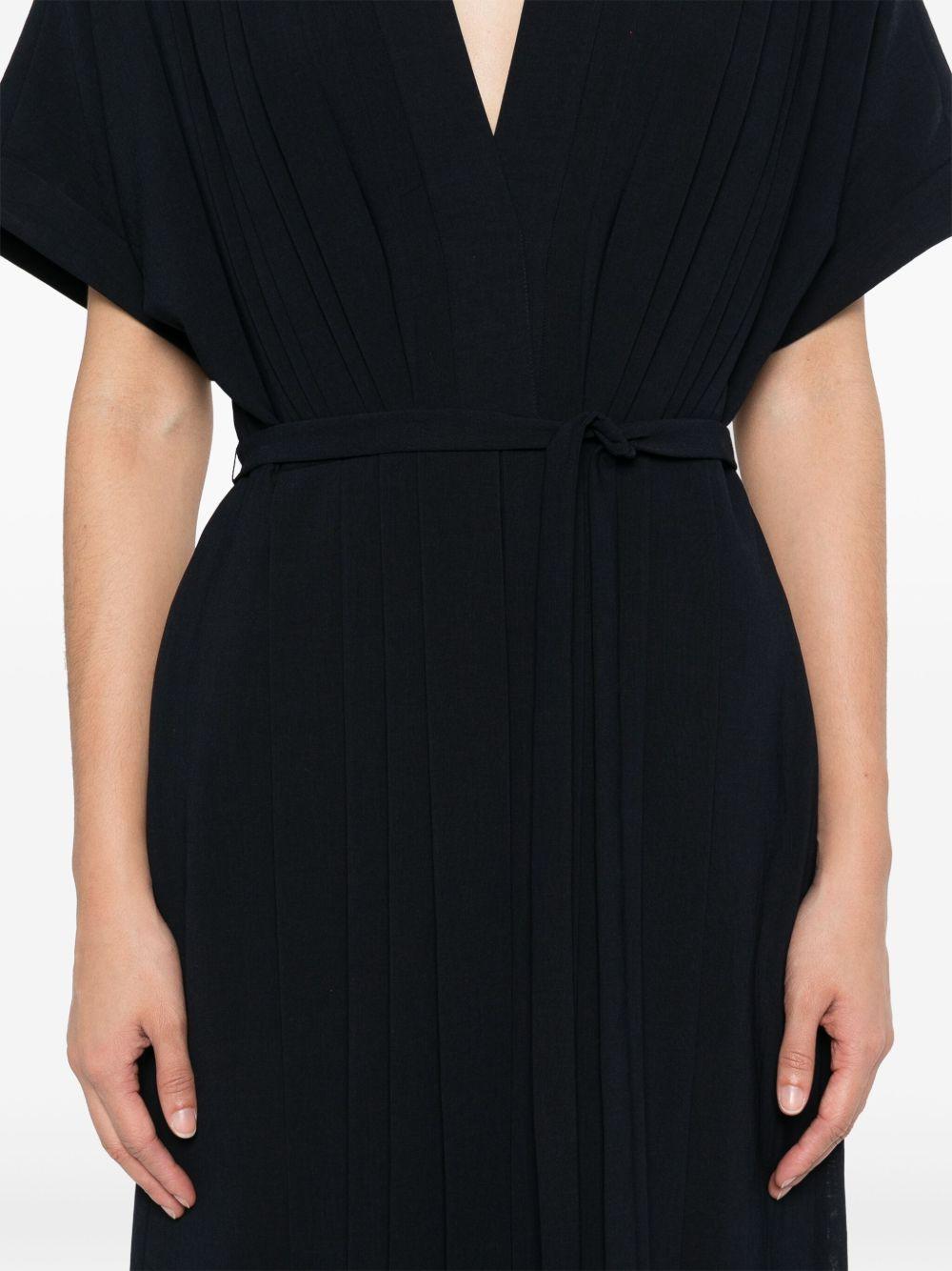 Tuta con pieghe Sofia JF009139 0370 NAVY JOSEPH