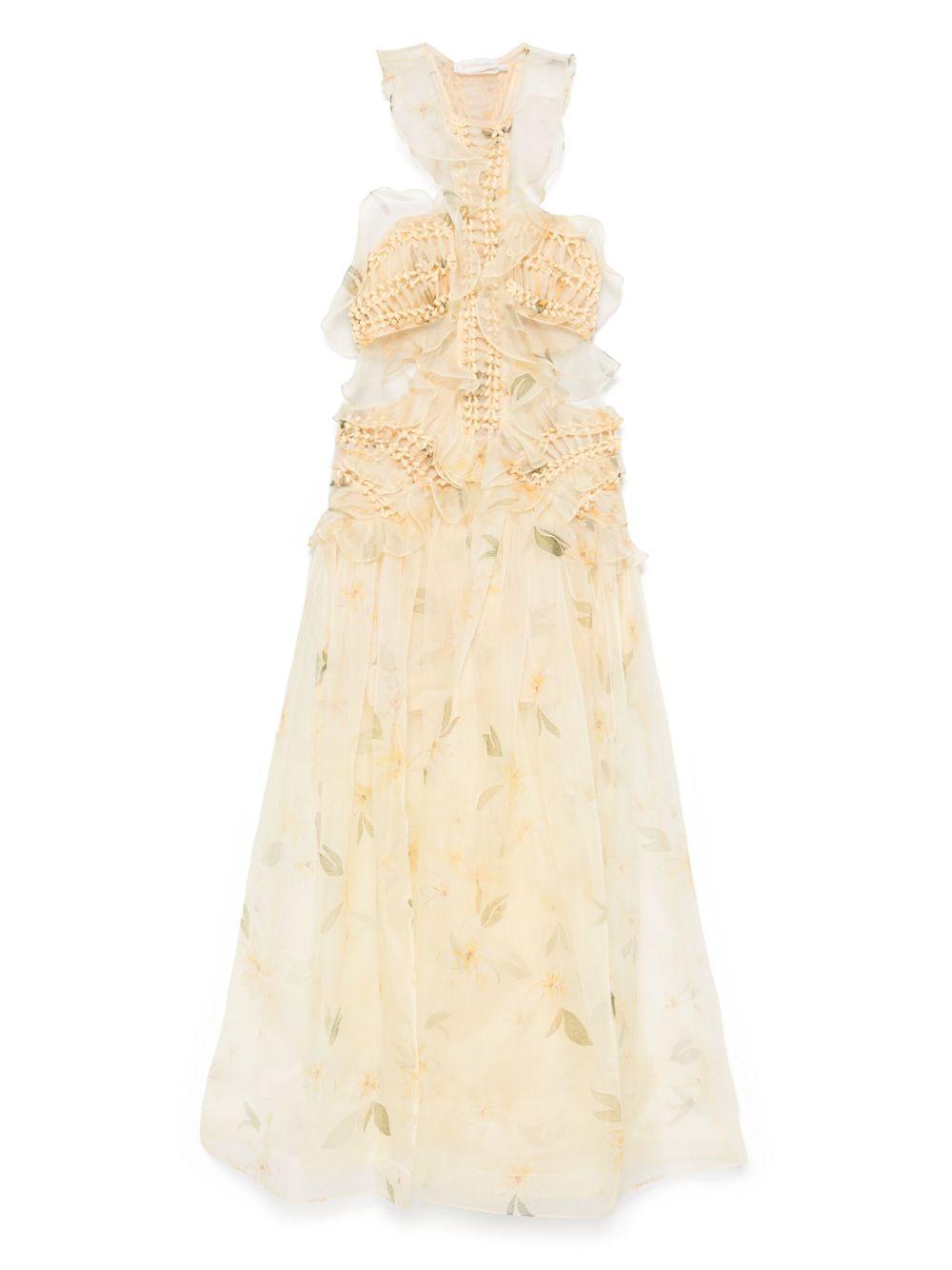 Abito Balance con dettagli intrecciati 4170DS253 FRANGIPANI ZIMMERMANN