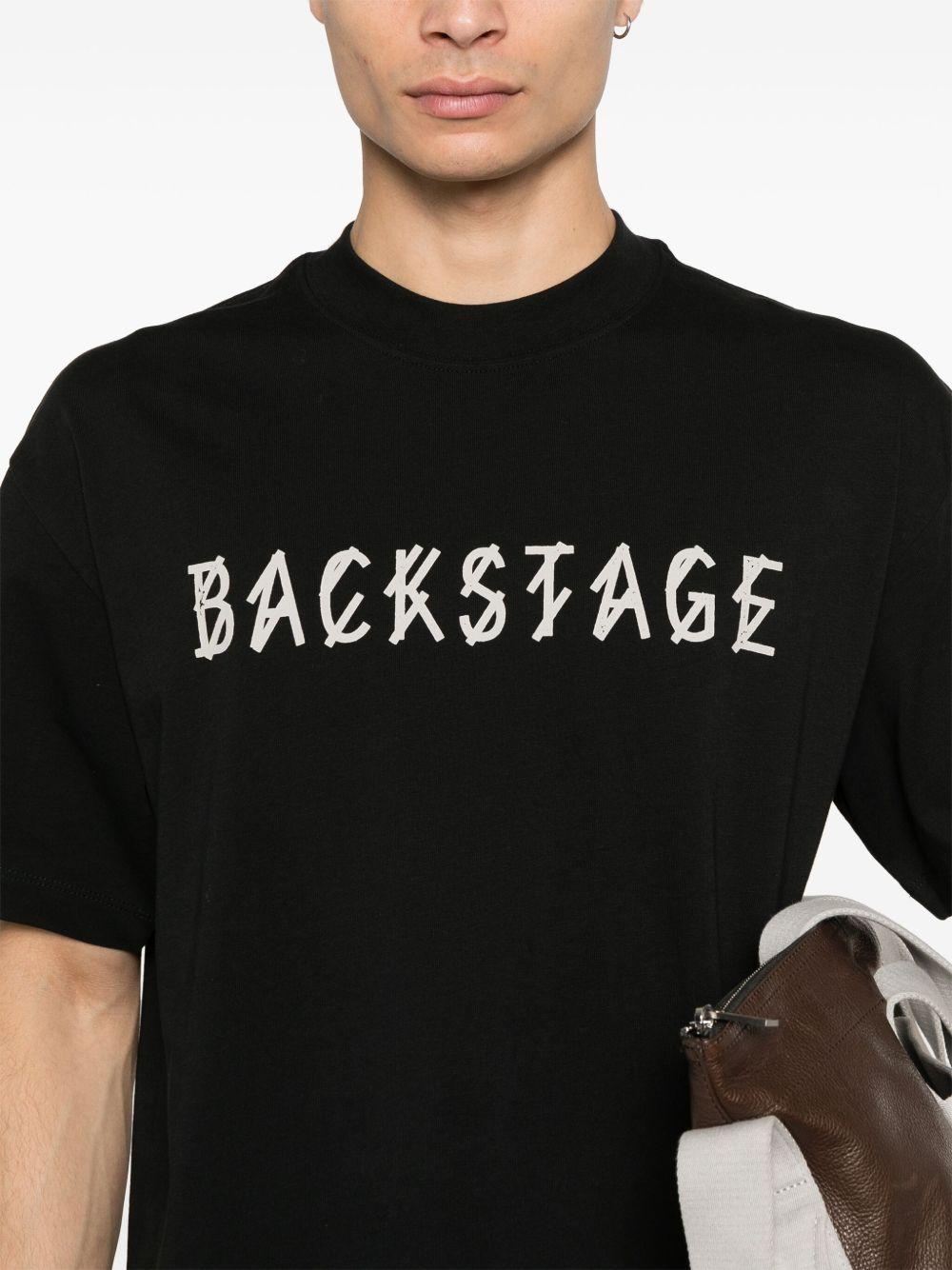 BACKSTAGE TEE B0030556FA528 P574 BLACK BACKSTAGE 44 LABEL GROUP