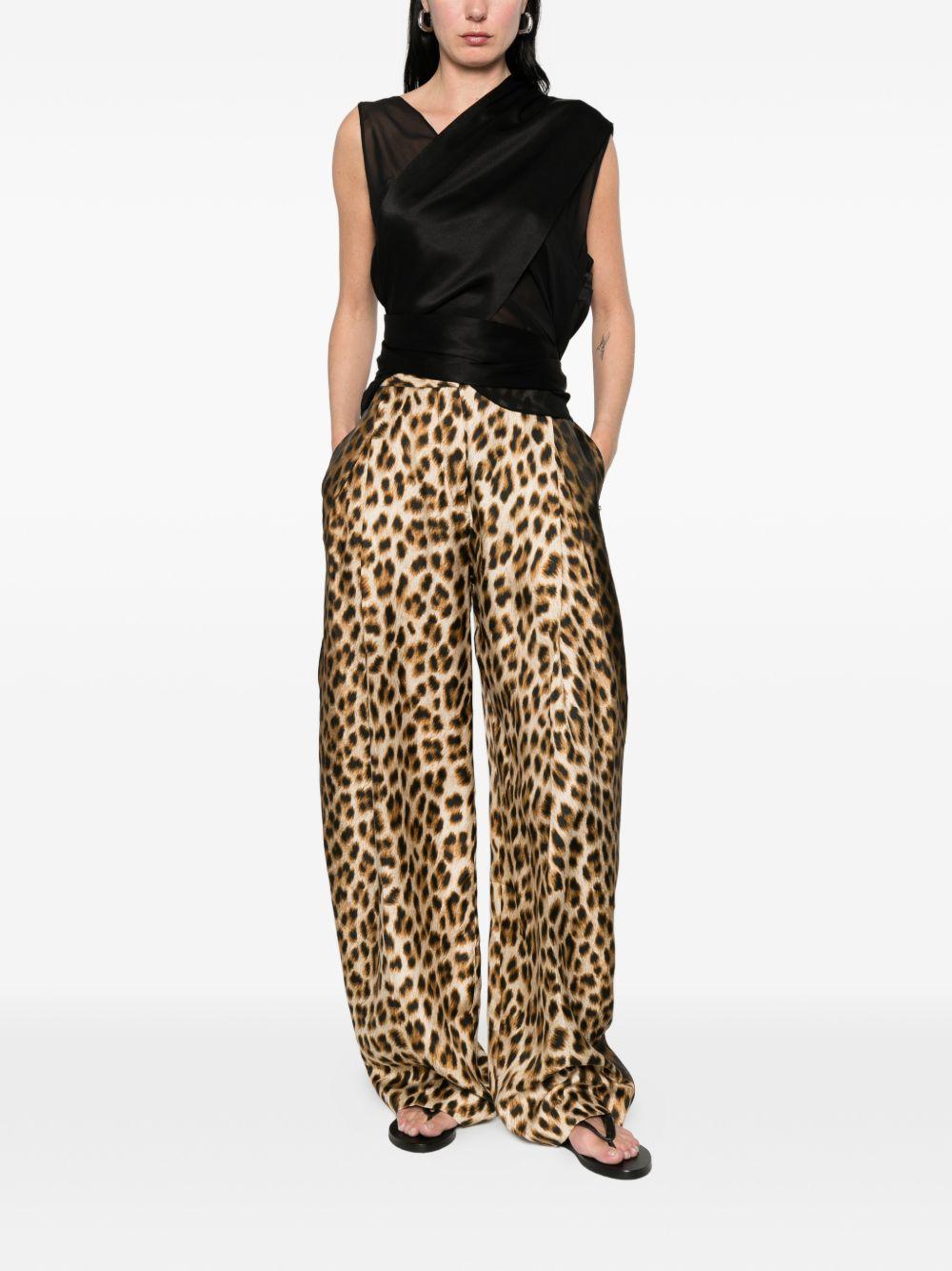 Pantaloni In Seta SPXOBLO 001 CAMMELLO SPORTMAX