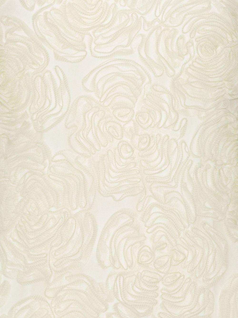 Flower Mesh Maxi Dress 114683857 857 EGRET ROTATE