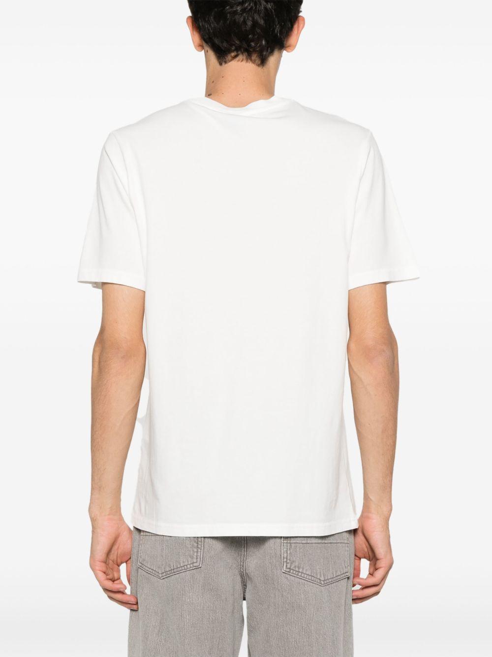 T-shirt con logo ricamato TSPMA7CW WHITE AUTRY