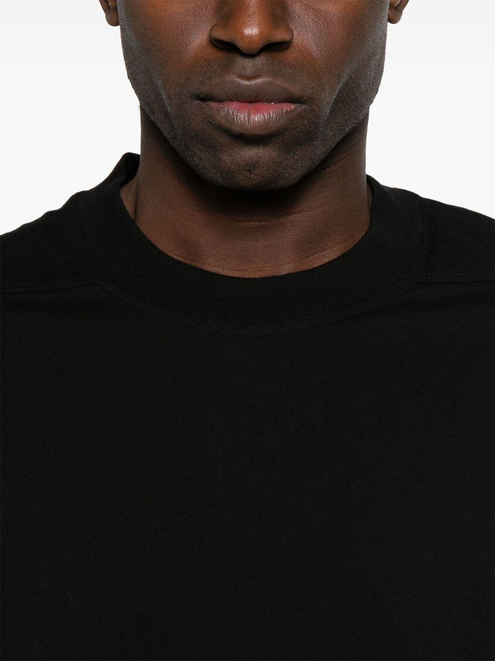 Small Level T-shirt DU01E3258RN 09 BLACK RICK OWENS DRKSHDW