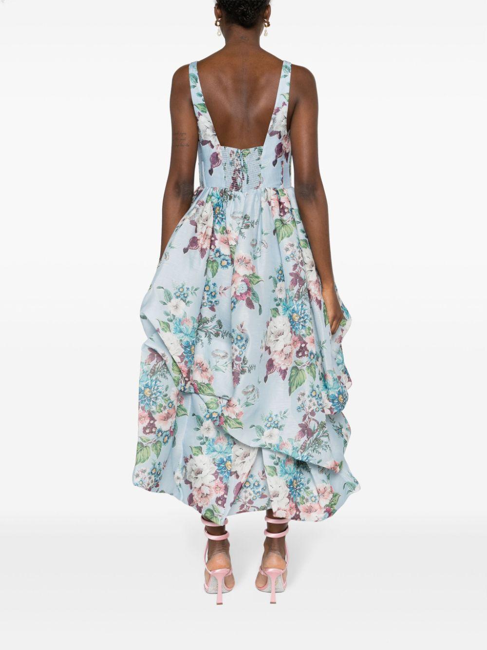 9101DMAT BLUE BARKCLOTH ZIMMERMANN