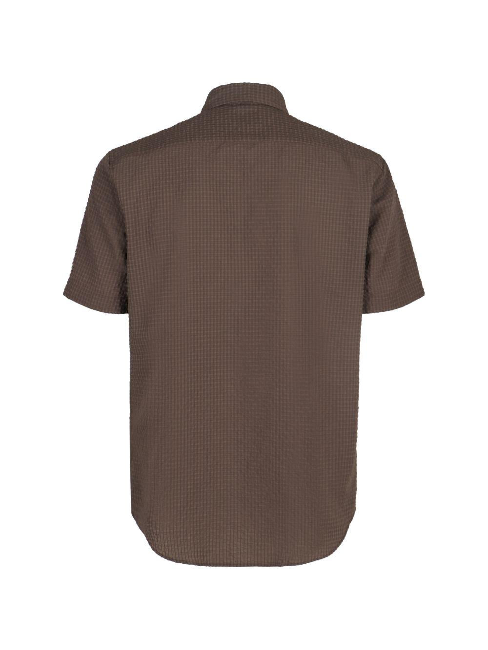 Camicia In Seersucker Tecnico EM005655TE20392 U6128 EMPORIO ARMANI