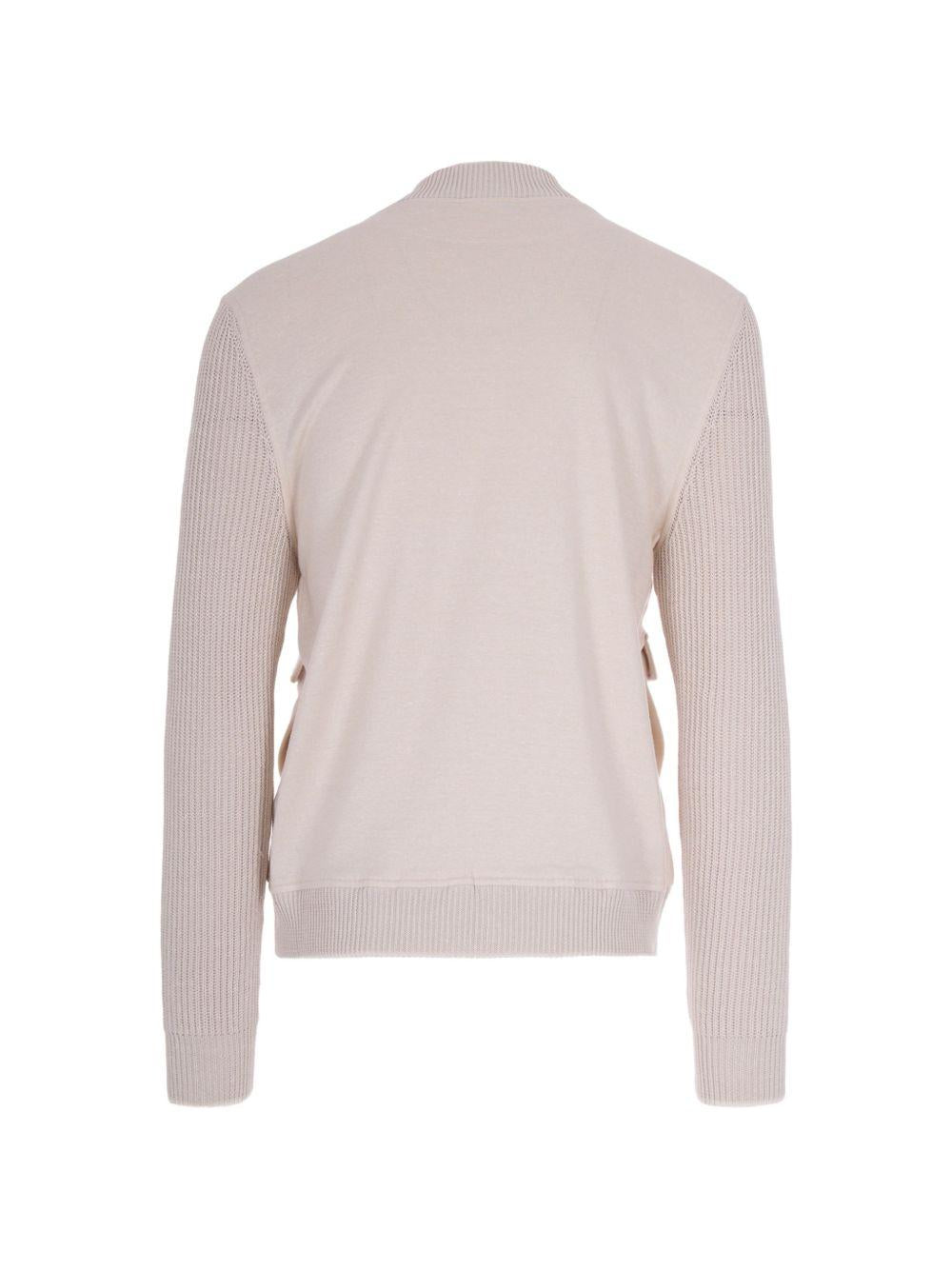 Giubbino Full Zip Collo Bomber M75GBTM32TES0M200 0201 SABBIA BIANCO ELEVENTY