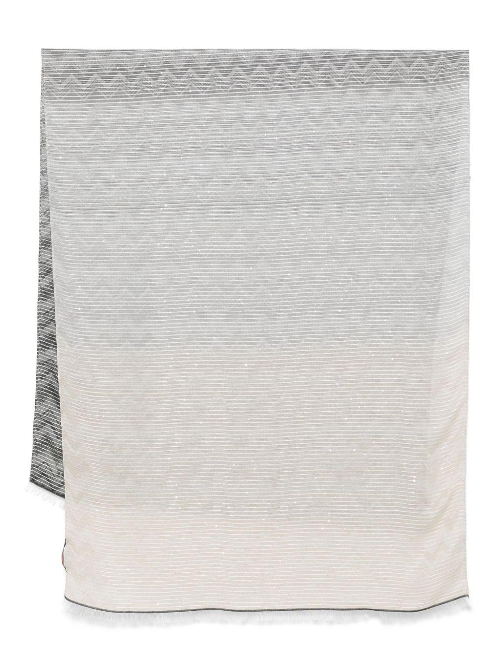 Sciarpa in lana zigzag SAXRVMDA146 0001 MISSONI