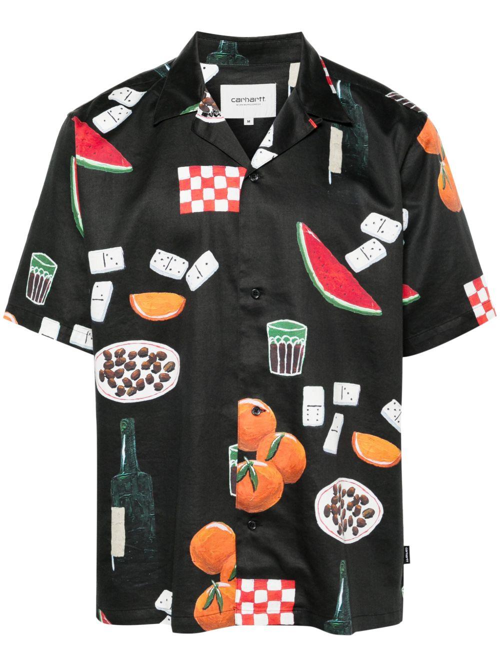 I033071 23IXX MARIA DINNER PRINT CARHARTT WIP