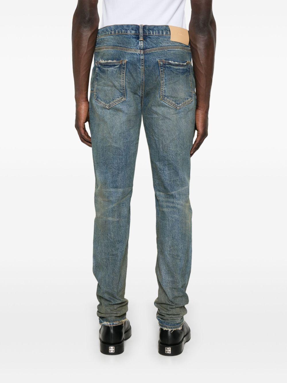 Jeans Cracked Bronze P001SYCB225 DK INDIGO PURPLE BRAND