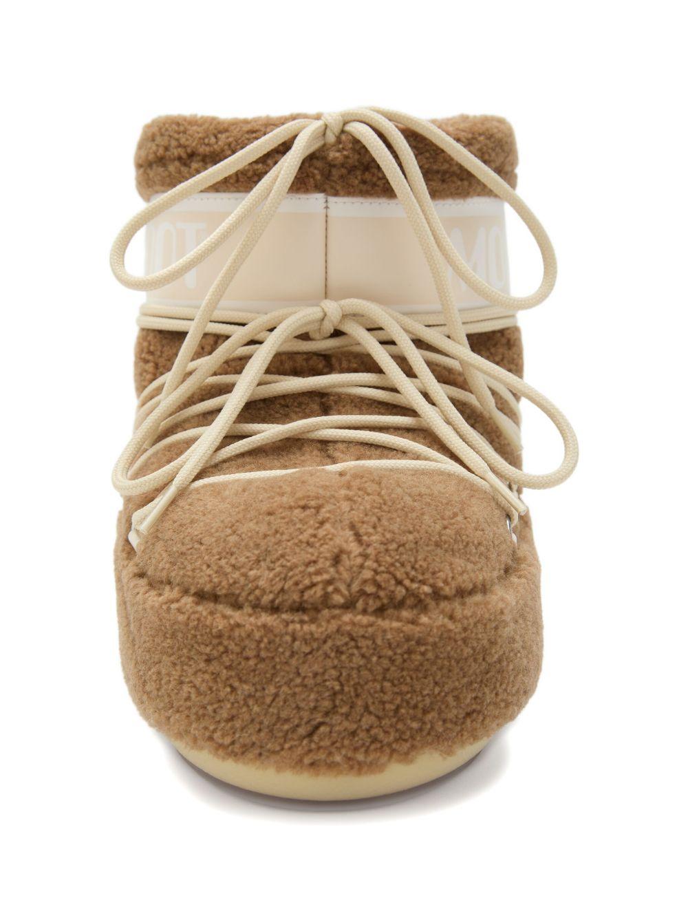Icon Low Boots in Teddy Color Cammello 80D1409700 M047 CAMEL MOON BOOT