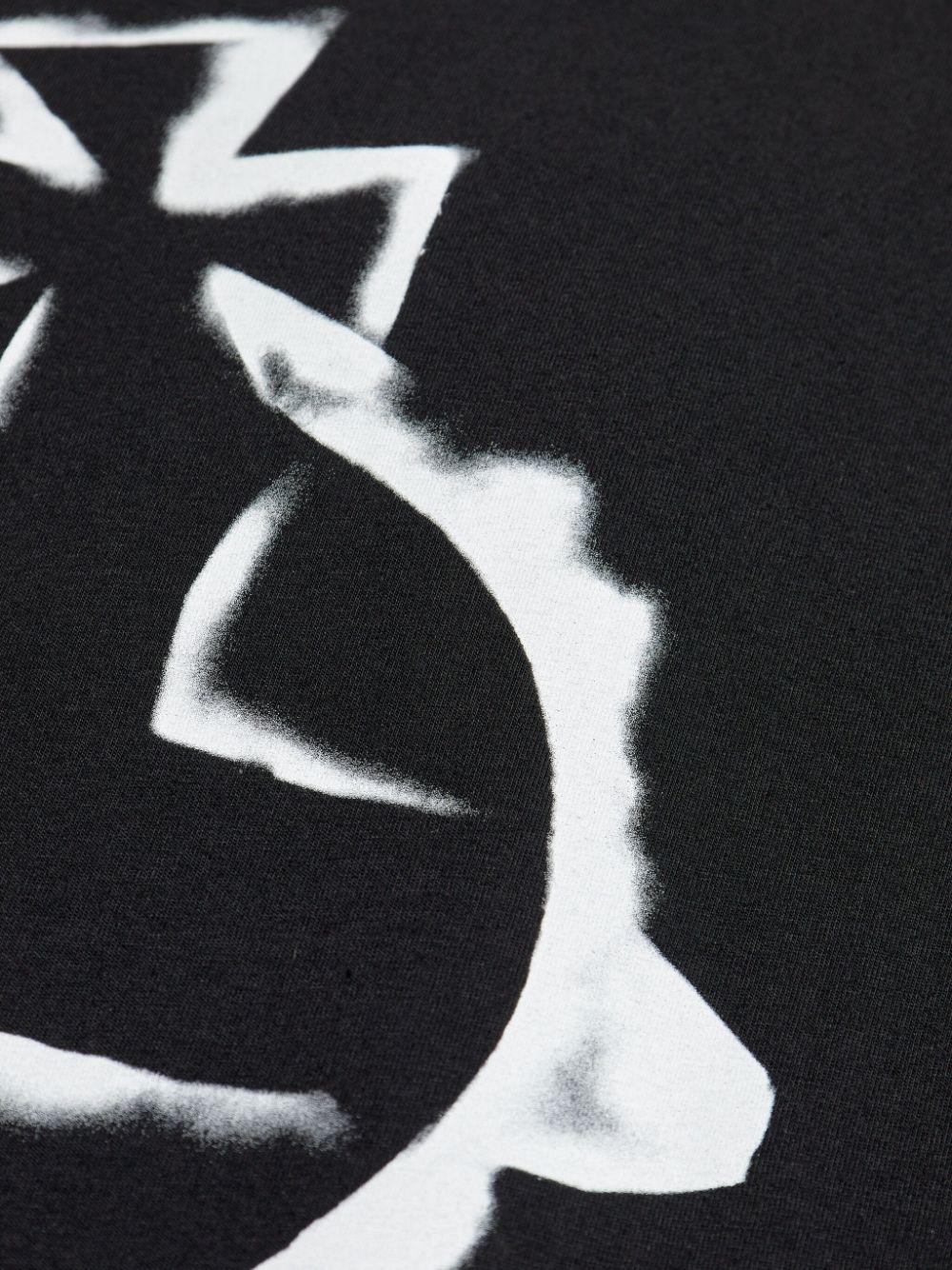 Orb-print T-shirt 3G010033J001M N401 BLACK VIVIENNE WESTWOOD