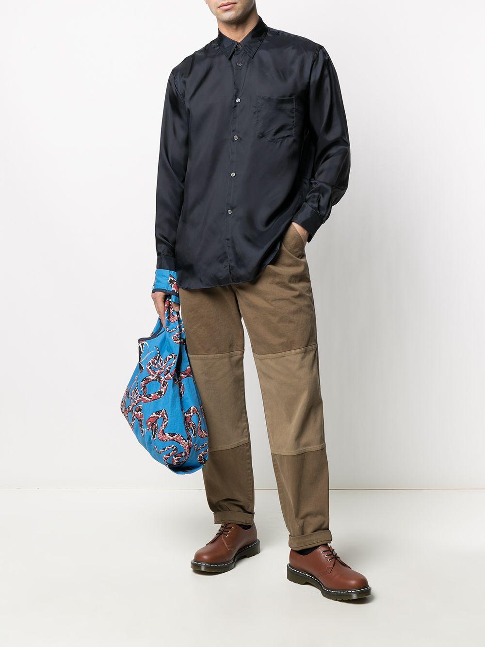 FZB132PER 2 NAVY COMME DES GARCONS SHIRT