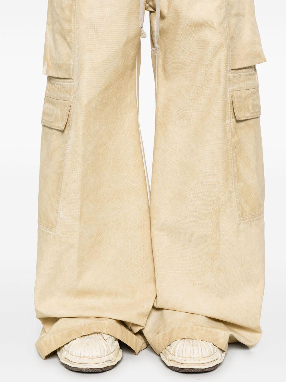 Double Cargo Jumbo trousers DU01E3398CVS 81 PARCHMENT RICK OWENS DRKSHDW
