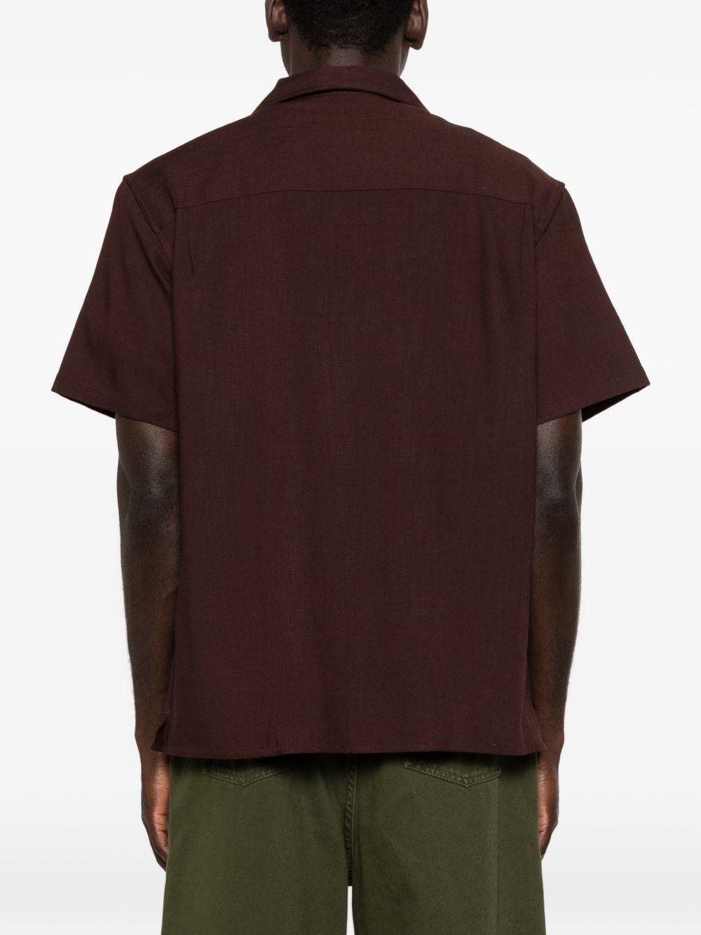 Chemise à Poches Viscose KSH254VI029 DARK SAND DROLE DE MONSIEUR