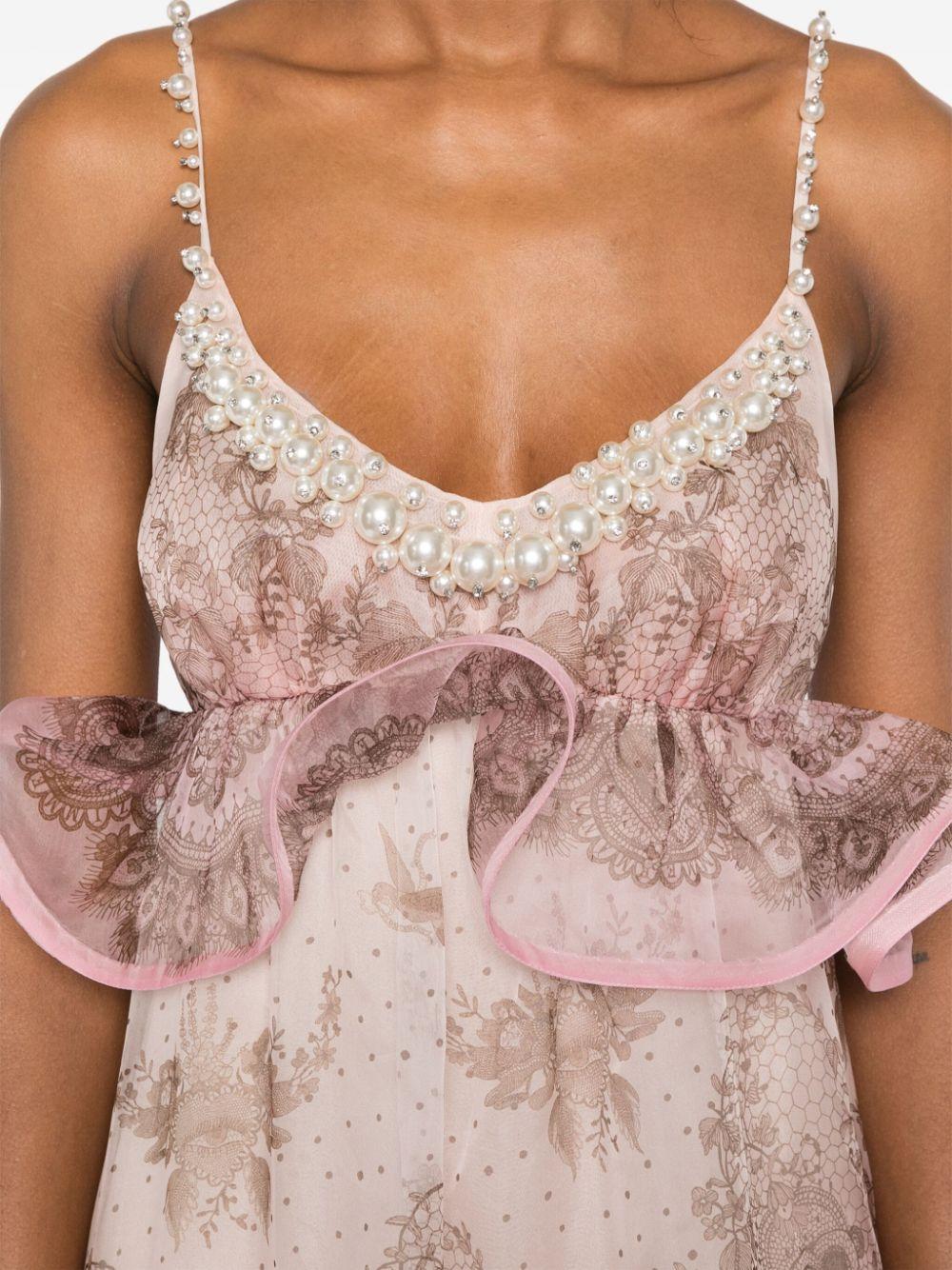 Maxi abito Crush 2149DR251 PINK LACE PRINT ZIMMERMANN