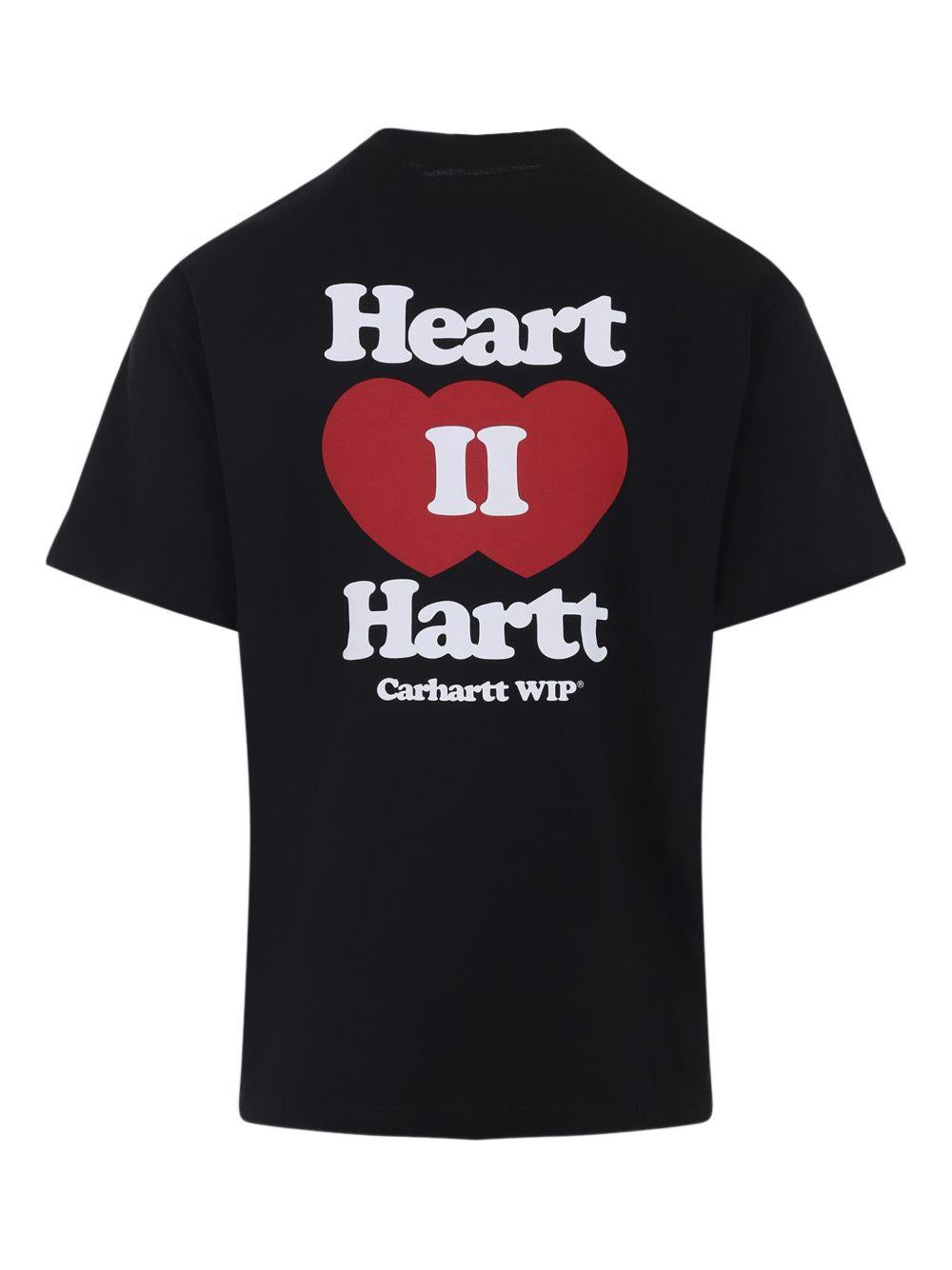 S/S Heart II Hartt T-Shirt I035203 89XX BLACK CARHARTT WIP