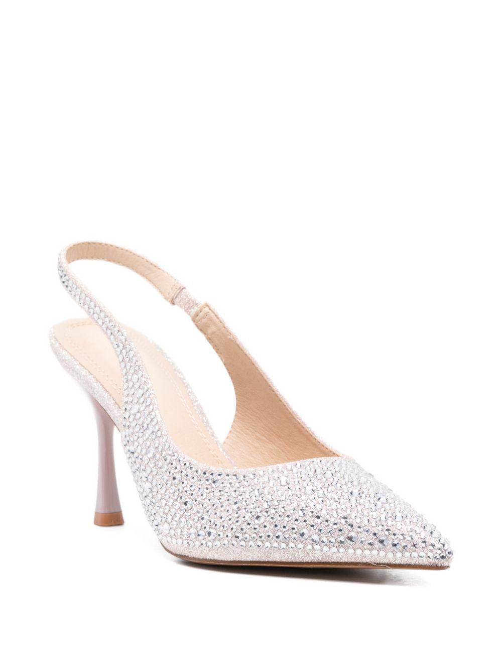 Décolleté con cinturino posteriore e strass SH376CIP62P CIRPIA TWENTY FOURHAITCH