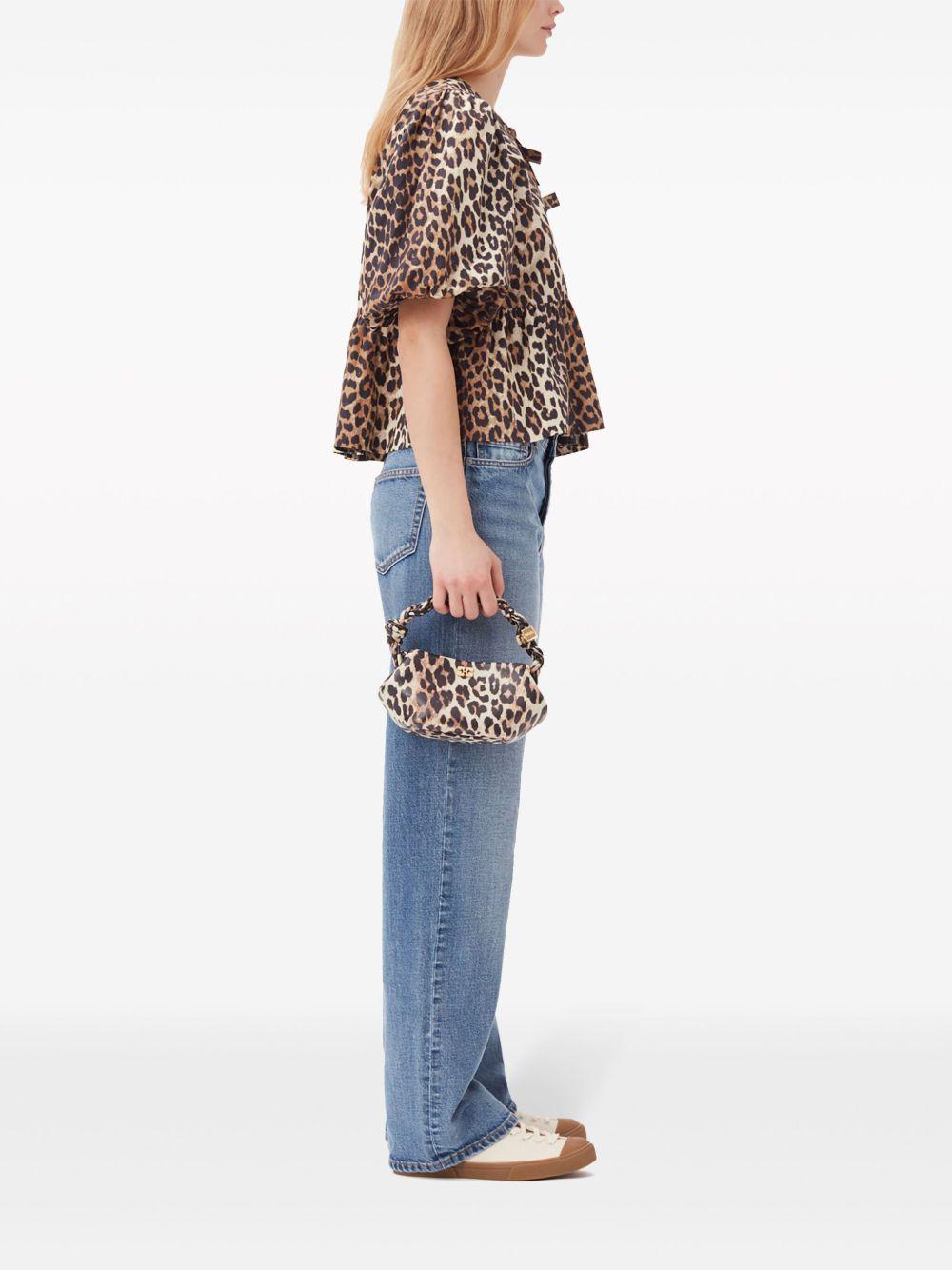Leopard Mini Bou Bag A5817 943 LEOPARD GANNI