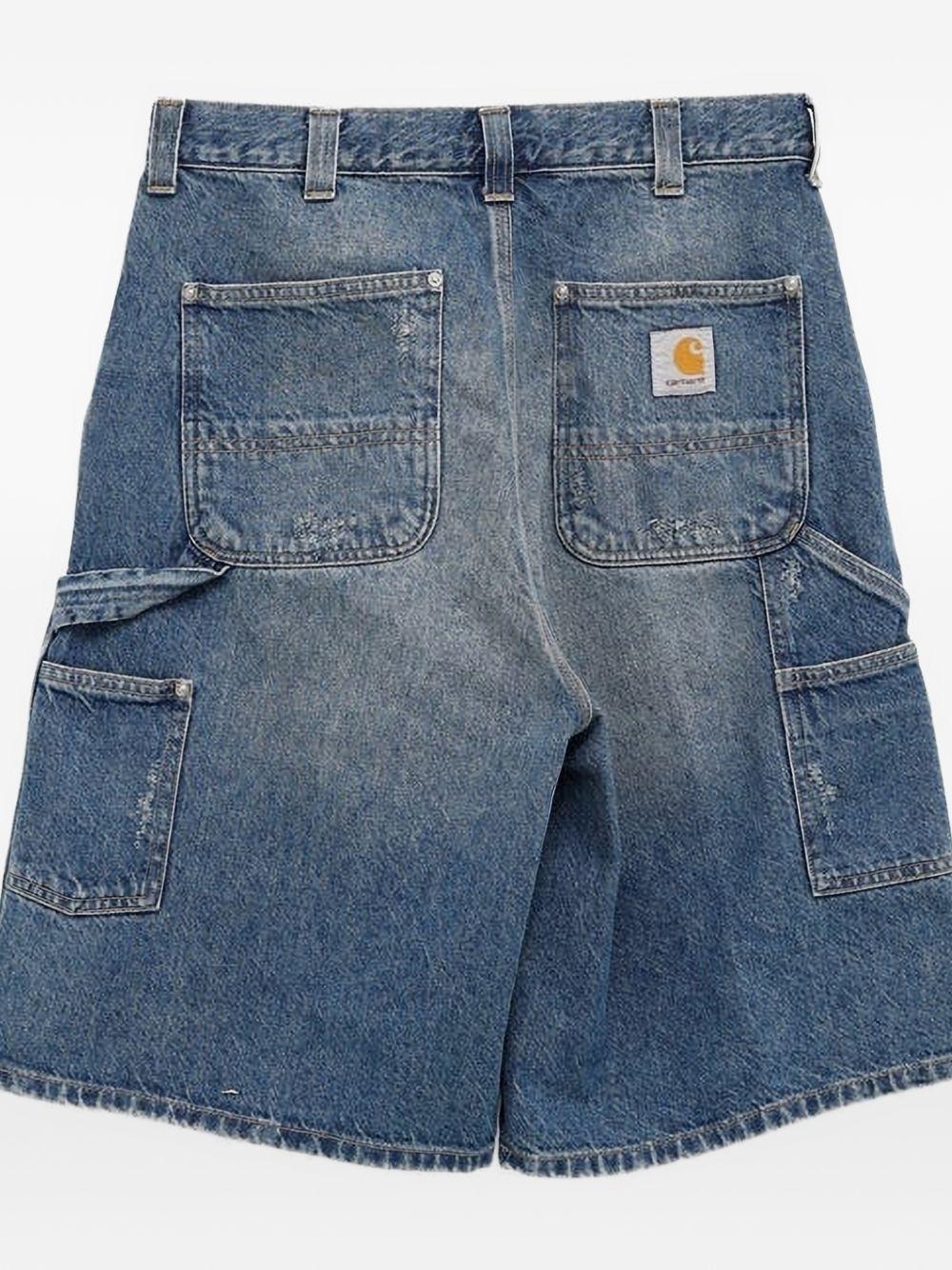 OG Aden Double Knee Short 'Bradenton' Denim I036272 01B7 BLUE CARHARTT WIP