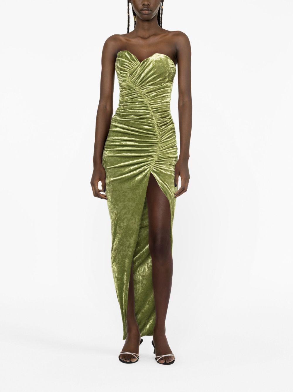 233DR1804 OLIVE GREEN ALEXANDRE VAUTHIER