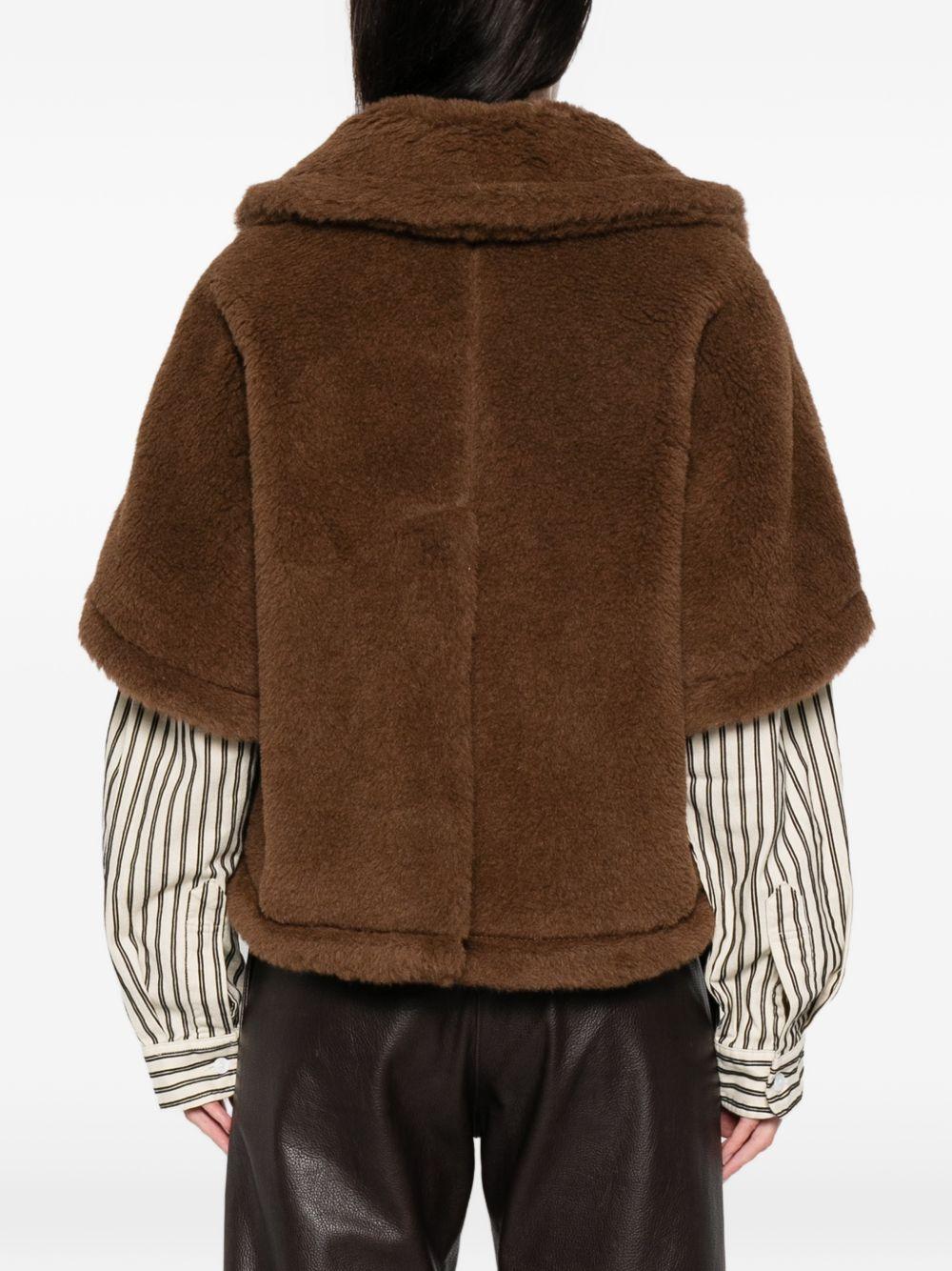 Cappa in Alpaca Cashmere MXACORVINO4 007 CUOIO MAX MARA
