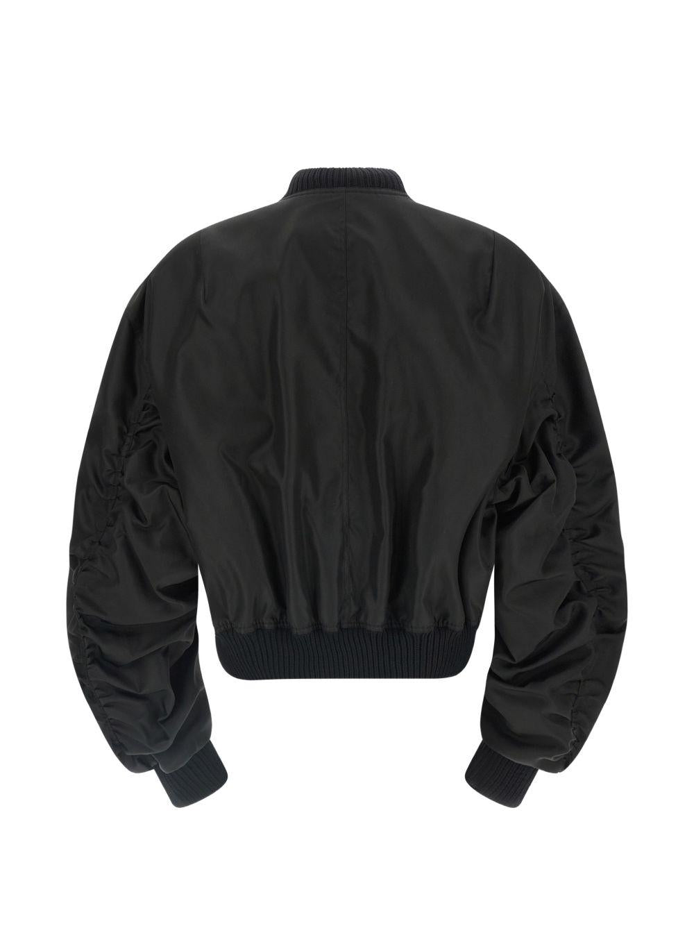 Secchia Flight Jacket RR01F2792NCV 09 BLACK RICK OWENS