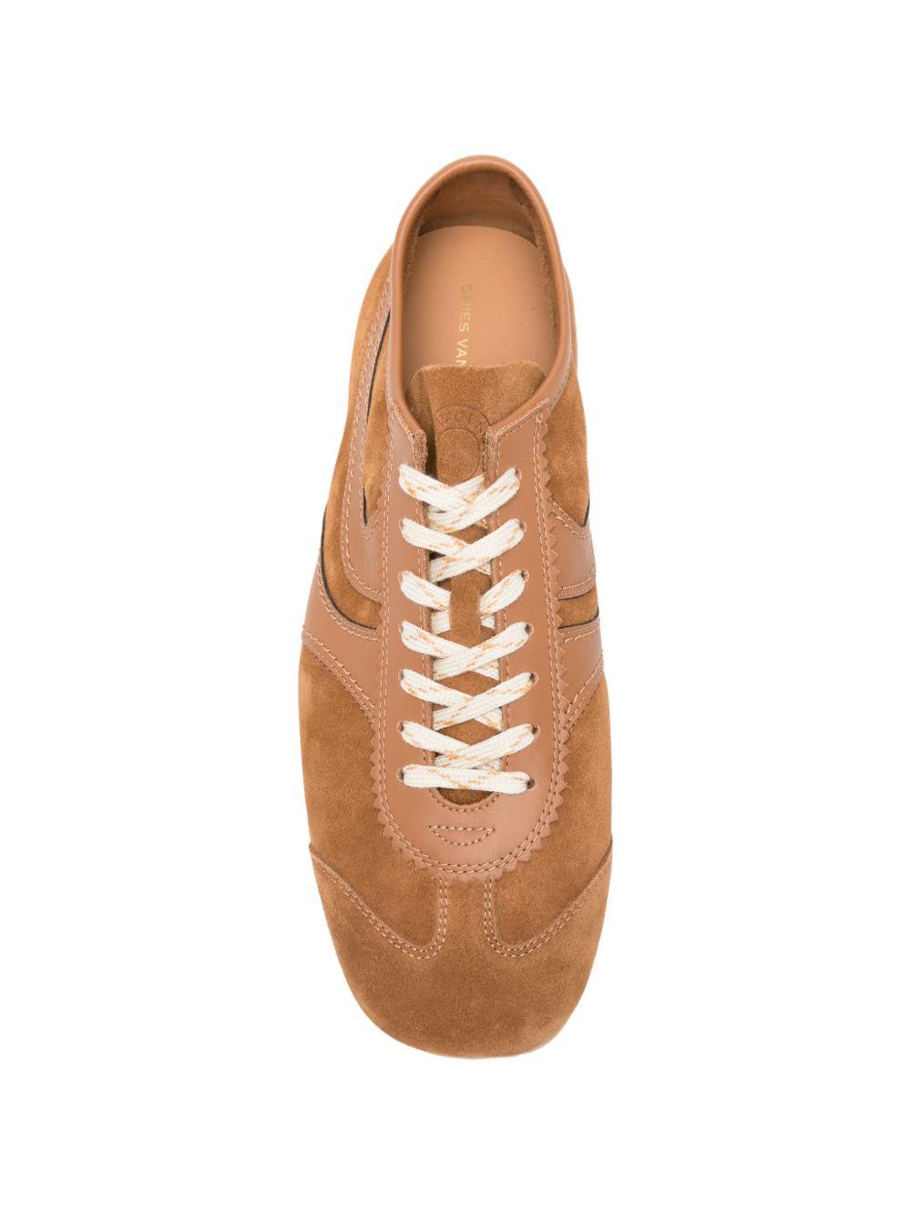 Suede sneakers MS2611503 712 TAN DRIES VAN NOTEN
