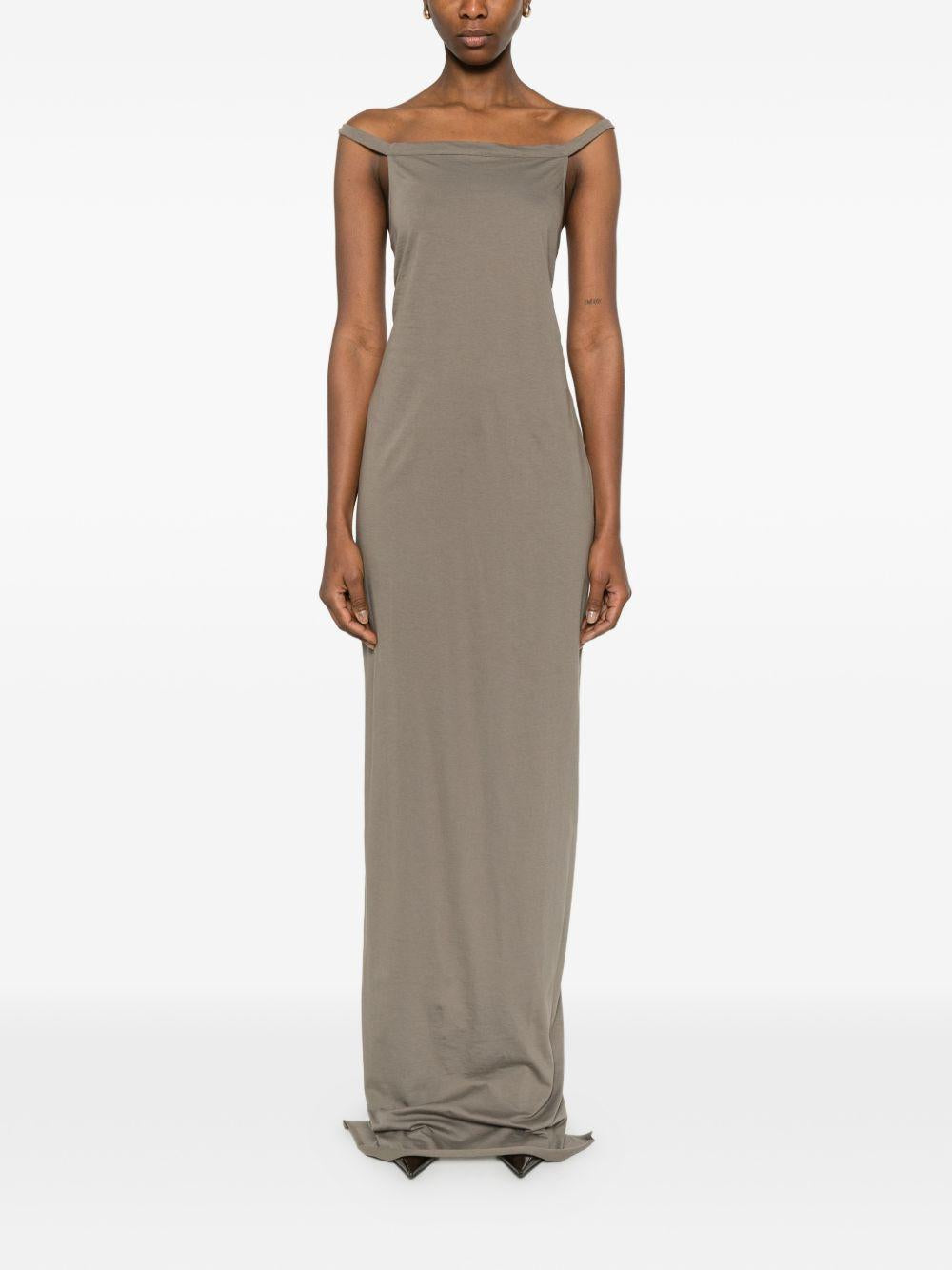 Temple Gown RP01F6502JA 34 DUST RICK OWENS