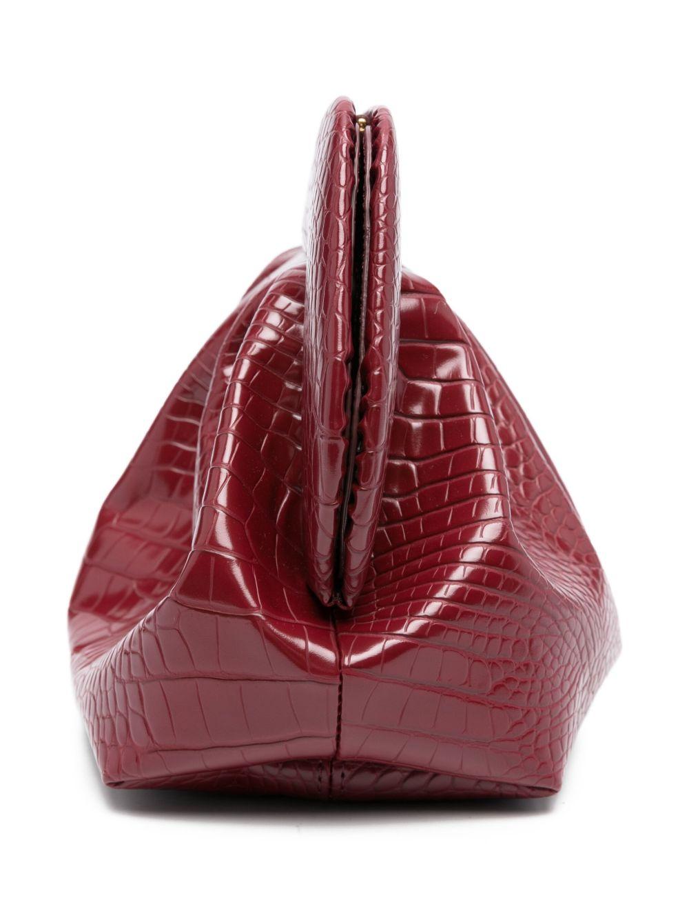 Bios Croco Bag TMFW25BR120 PRUNE THEMOIRE