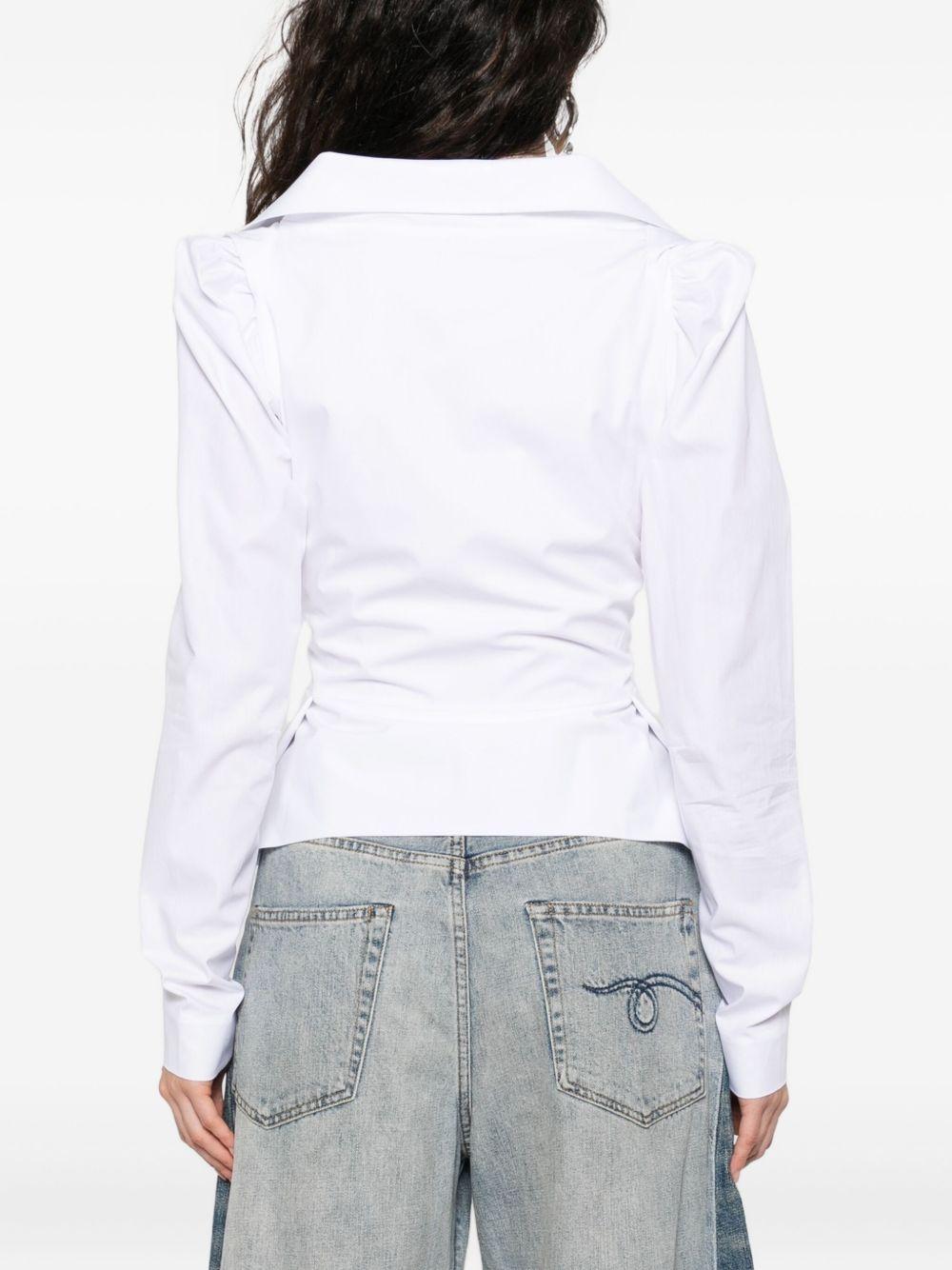 Monday Shirt 15010061W009Q A401 WHITE VIVIENNE WESTWOOD