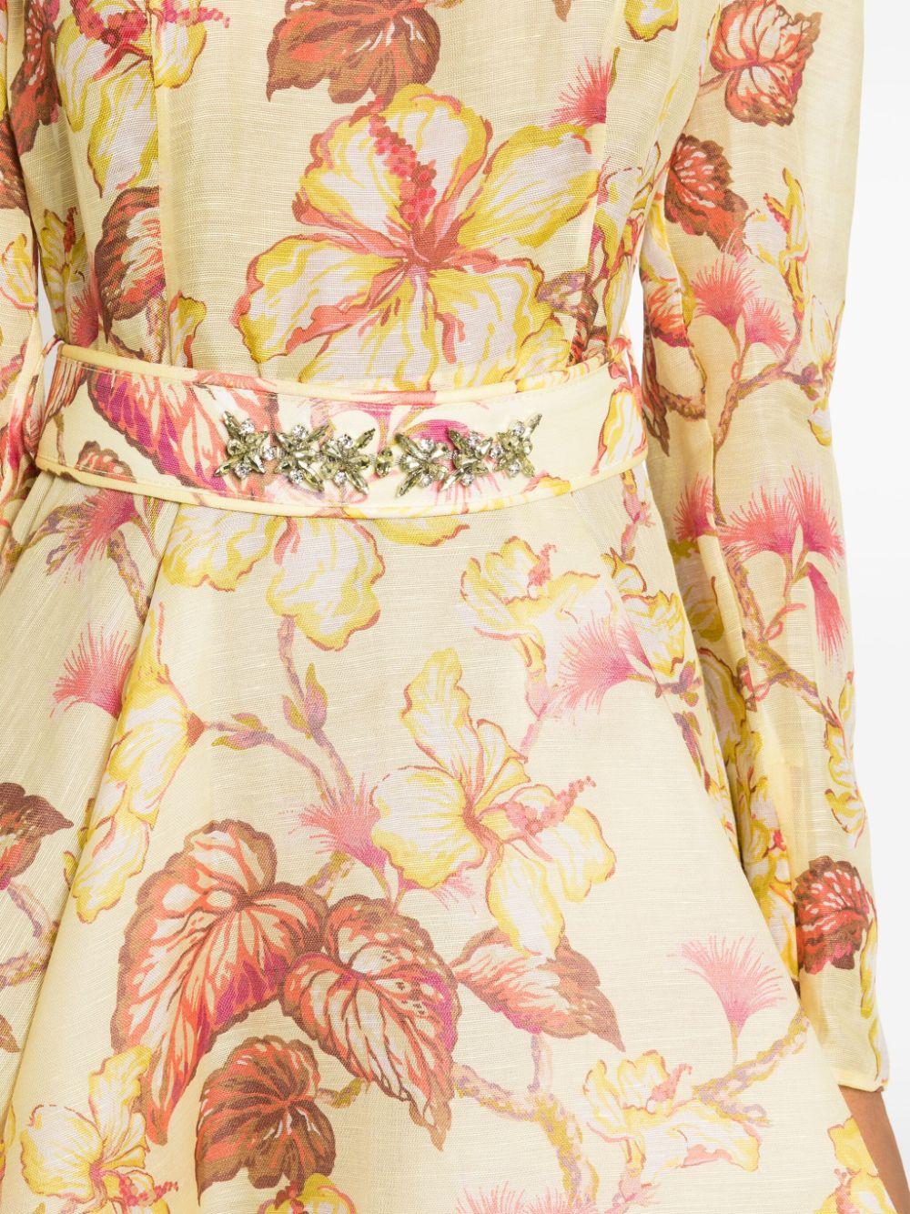 8985DMAT YELLOW HIBISCUS ZIMMERMANN