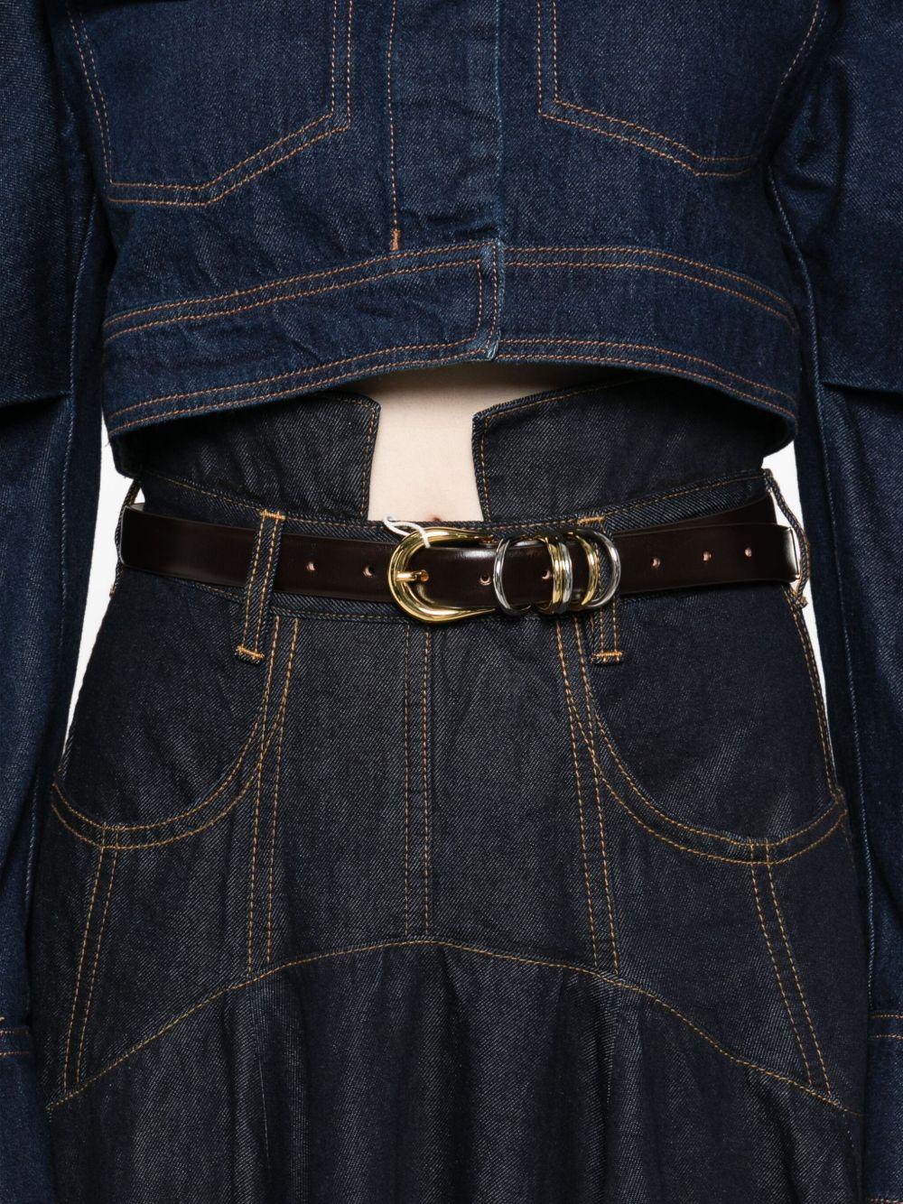 Gonna Midi in Denim Hypnotic 4653SF251 NIGHT SKY ZIMMERMANN