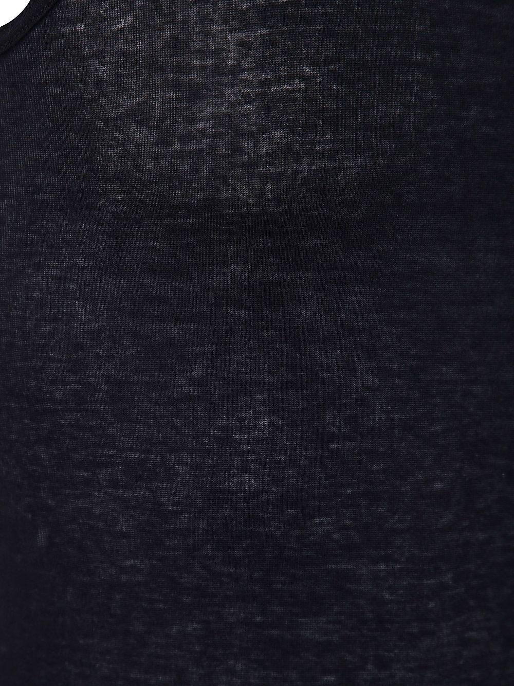 Basic rib tank RU01E5150MR 09 BLACK RICK OWENS