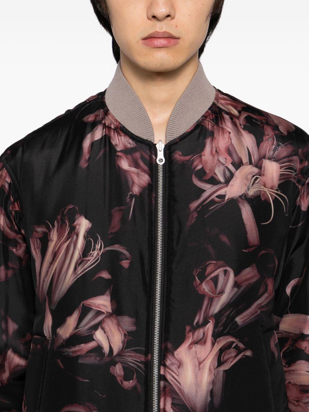 Reversible Bomber Jacket VOLKERREV2124 304 OLD ROSE DRIES VAN NOTEN