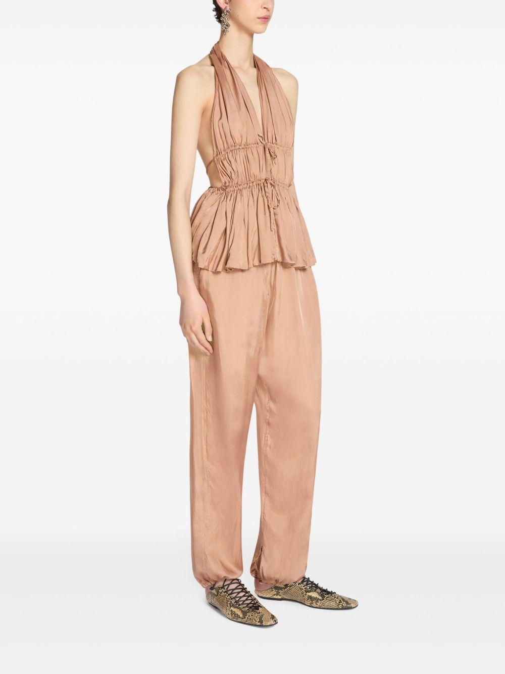 Halterneck top 2510107411427 306 SMOKE DRIES VAN NOTEN