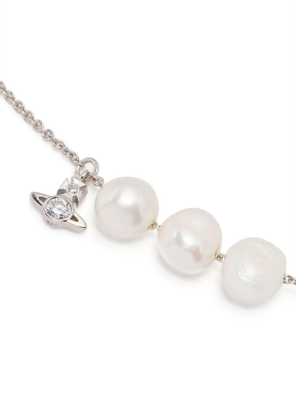 6301011J01P316IM P316 PLATINUM FRESHWATER PEARL VIVIENNE WESTWOOD