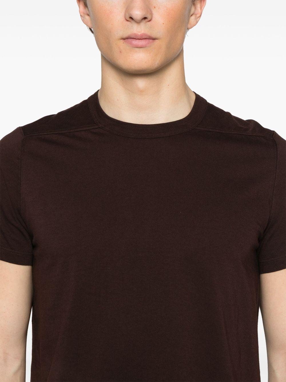 Short Level T-shirt RU01E5265JA 14 MAHOGANY RICK OWENS