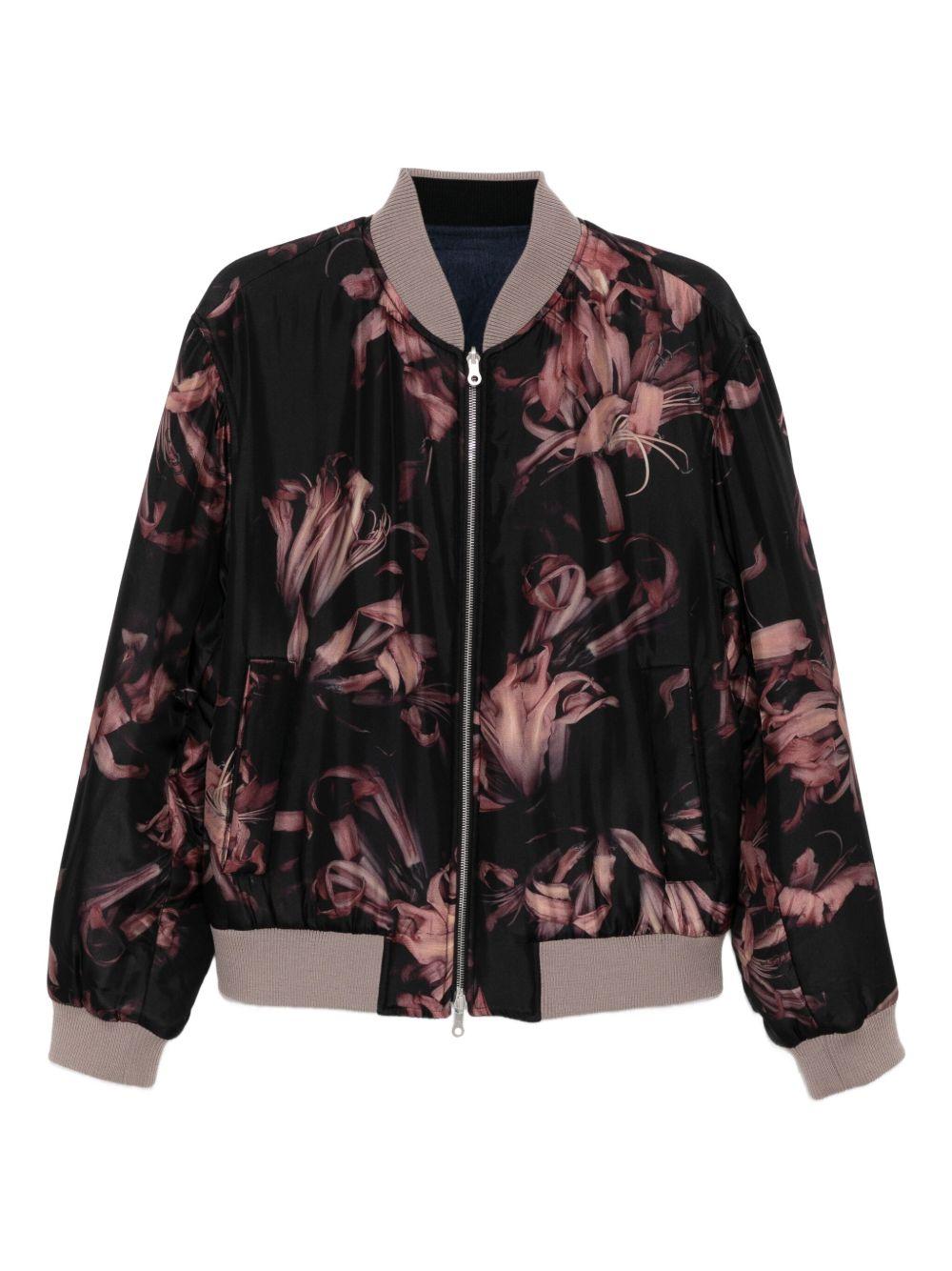 Reversible Bomber Jacket VOLKERREV2124 304 OLD ROSE DRIES VAN NOTEN