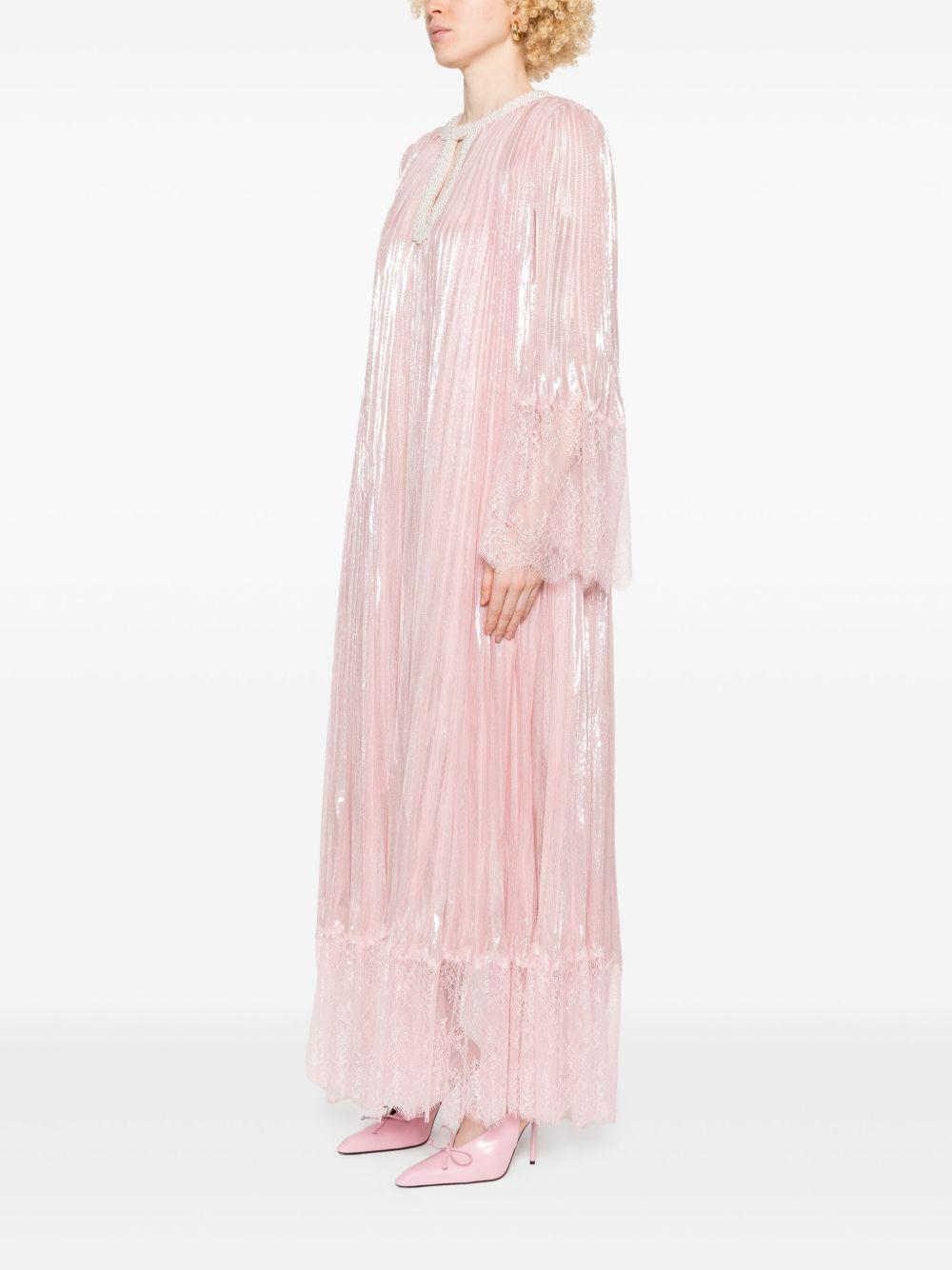 Abito Maxi Metallizzato SS25160XP PINK SELF-PORTRAIT