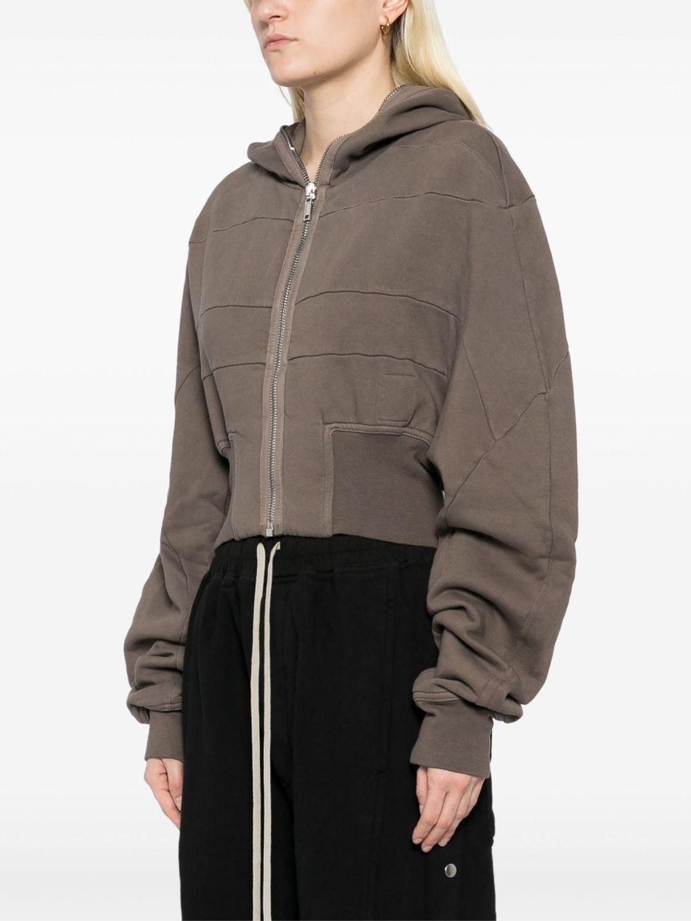 DRKSHDW SS25 Hollywood Collage Gimp Hoodie<BR/> DS01E3233F 34 DUST RICK OWENS DRKSHDW