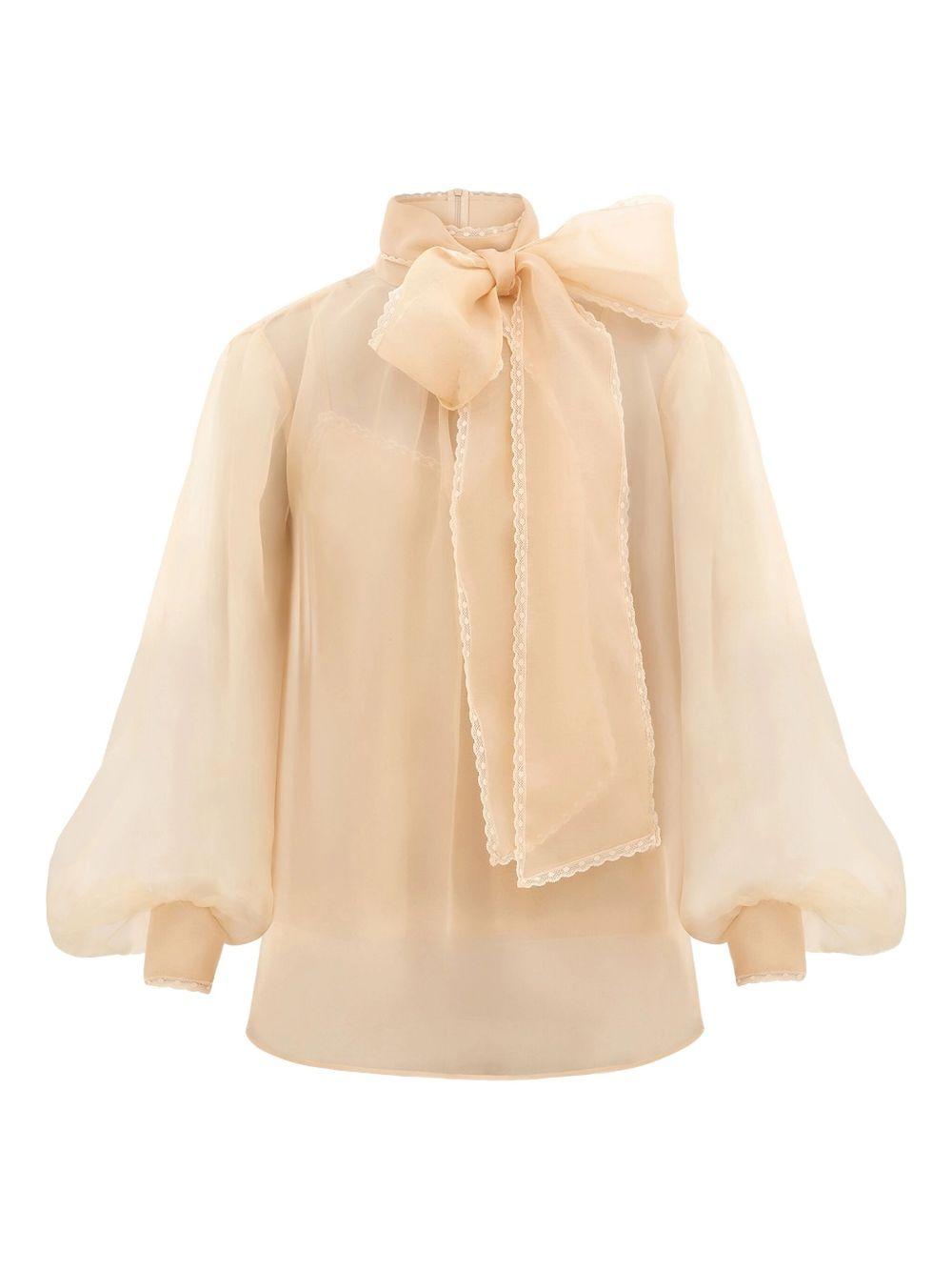 Blusa in Organza Memento 5353TF252 SEPIA ZIMMERMANN