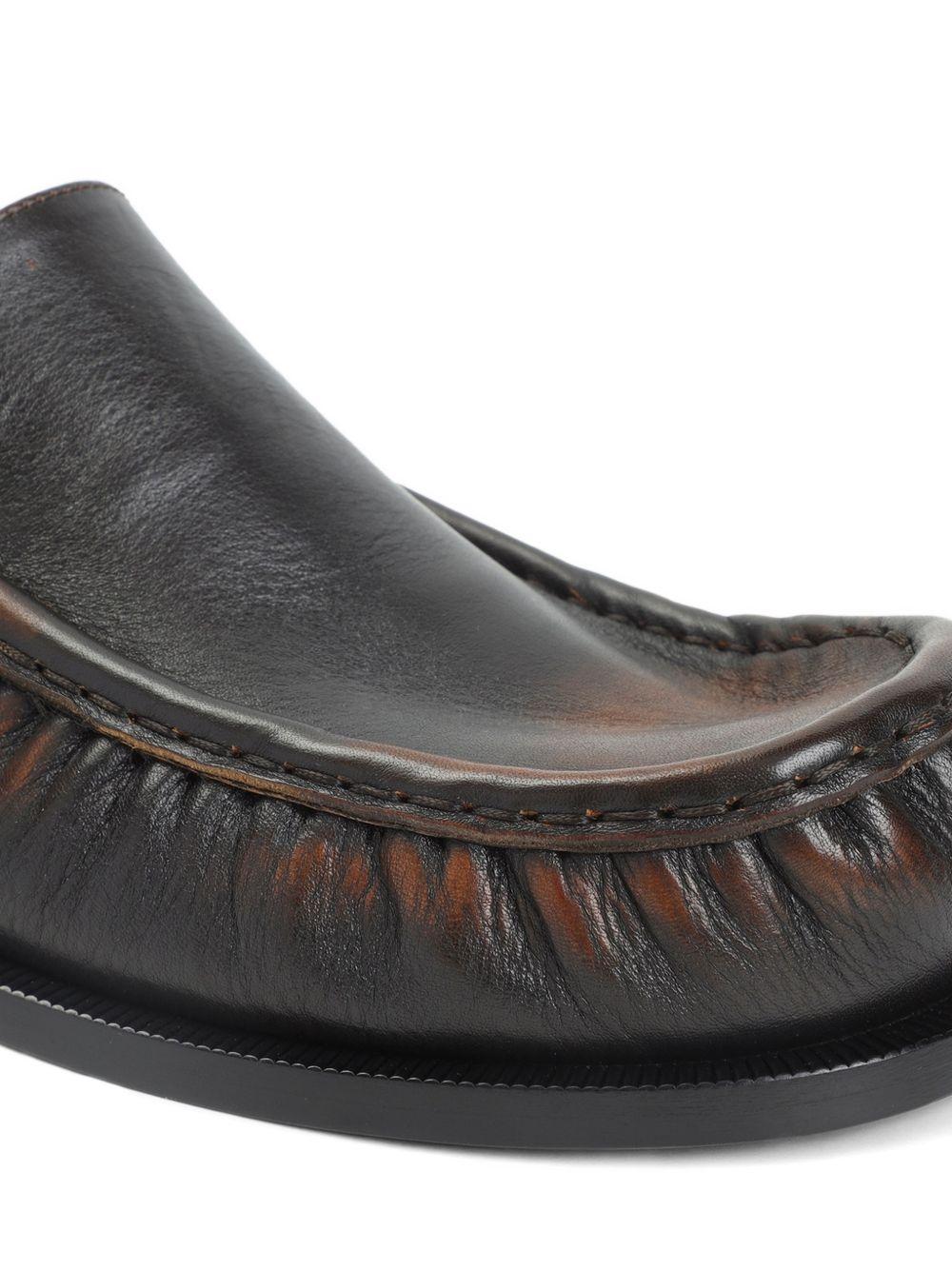 Leather Loafers 2610217230107 TAN DRIES VAN NOTEN