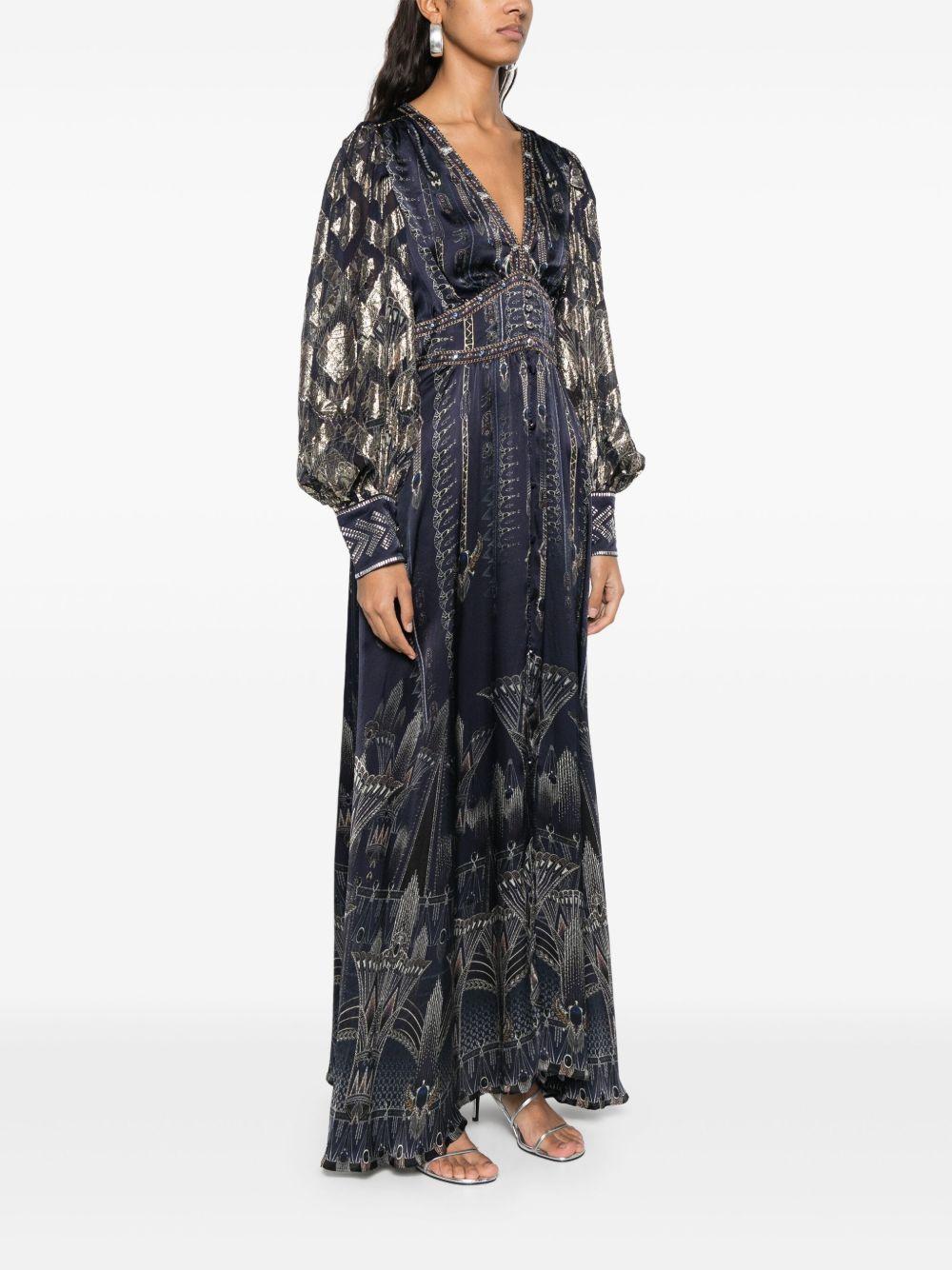 The Egypt Effect-print maxi dress 00031640 THE EGYPT EFFECT CAMILLA