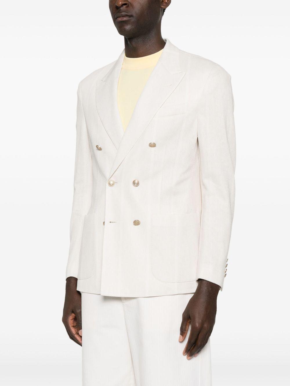 Blazer a righe K70GIAA06BOTTES0K039 02 SABBIA ELEVENTY