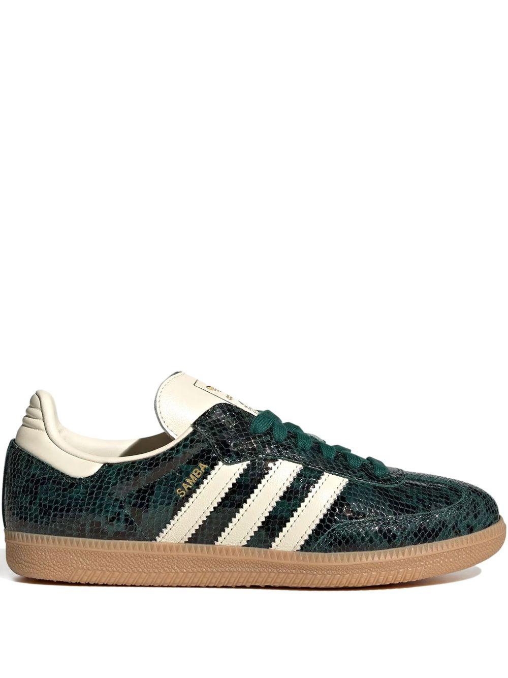 Samba OG Sneakers JR8848 PHYTHON GREEN ADIDAS ORIGINALS