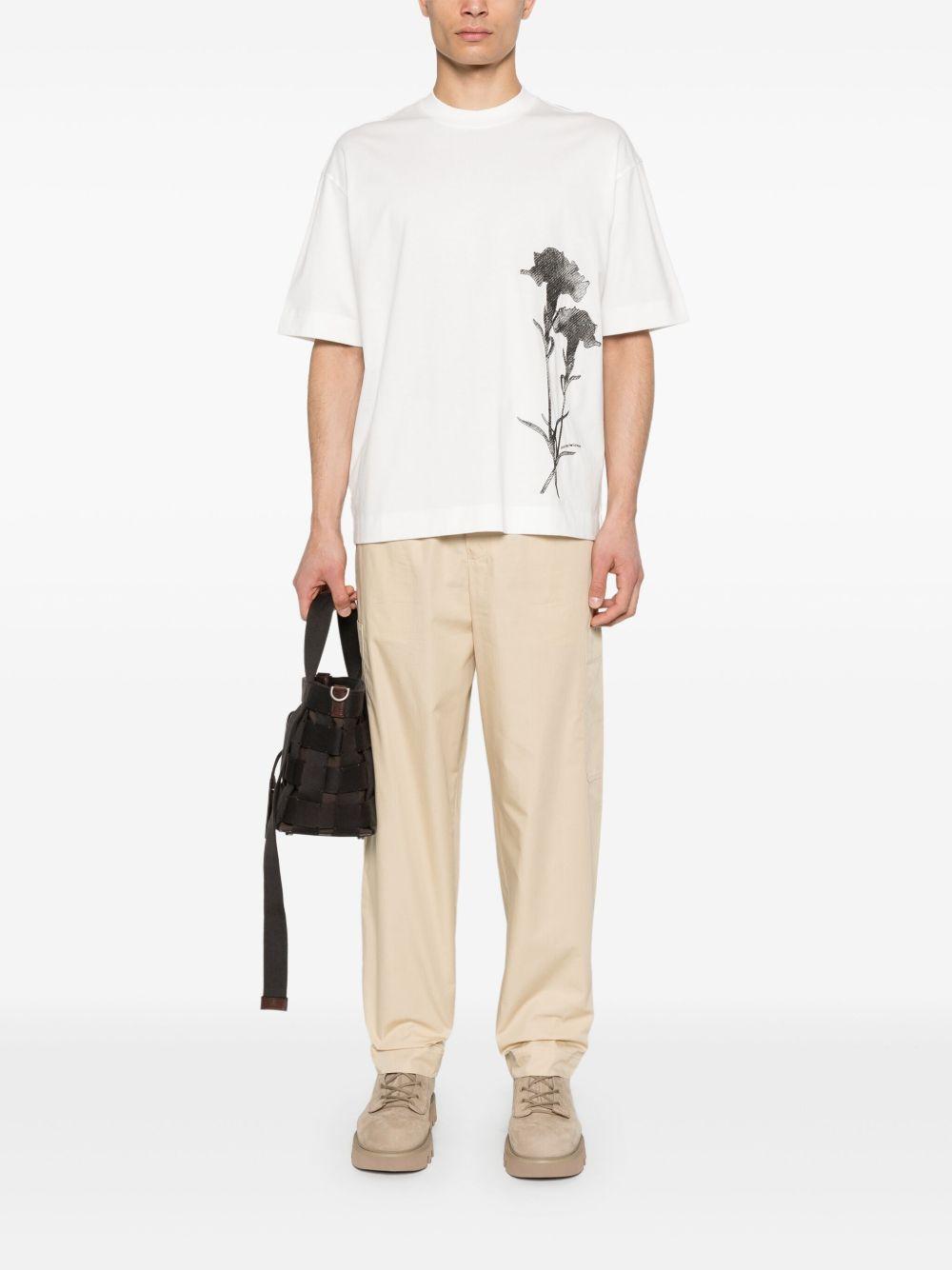 T-shirt con ricamo EM001026AF13669 M0120 EMPORIO ARMANI