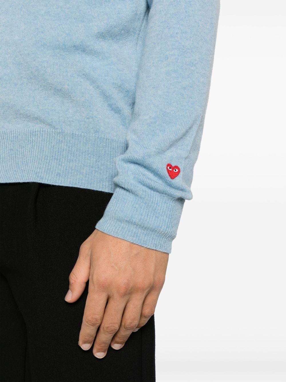 P1N092 2 LIGHT BLUE COMME DES GARCONS PLAY