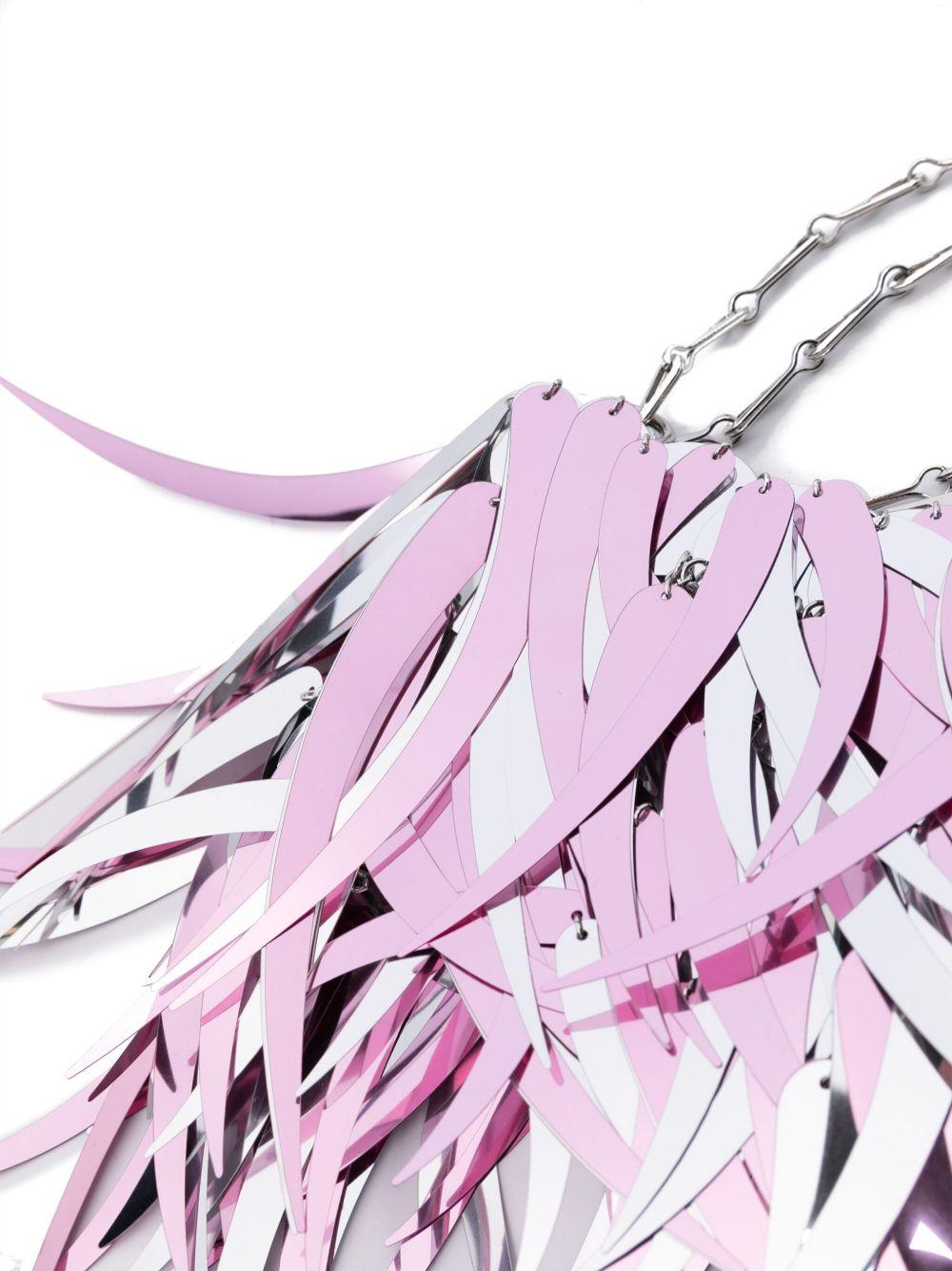 23HSS0137PLX118 M048 SILVER PINK RABANNE