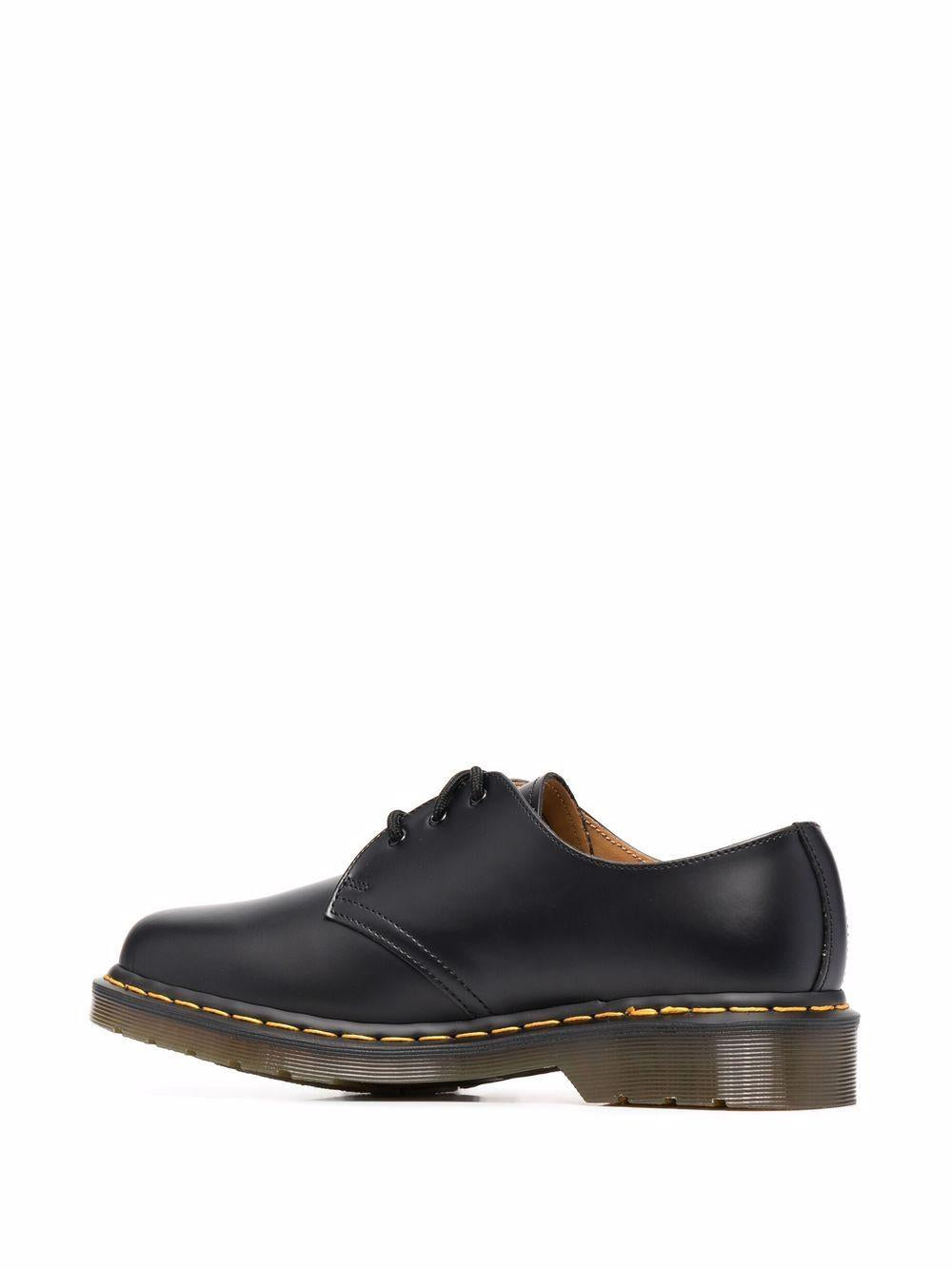 Scarpe Oxford 1461 in Pelle Smoot 11838002 BLACK DR. MARTENS