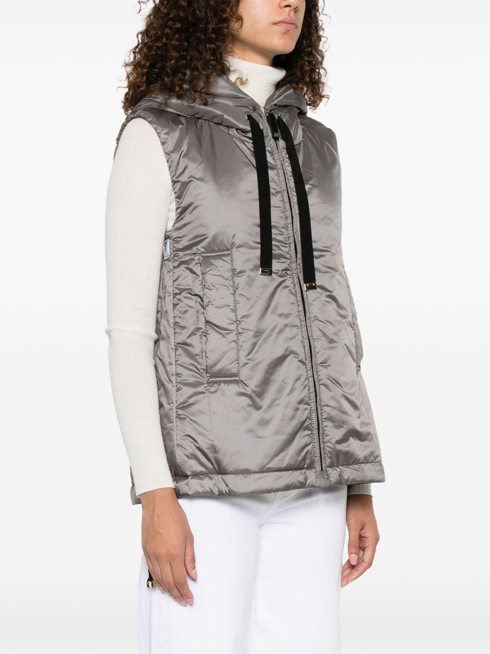 Gilet imbottito - Antracite GREENGOMM10025 024 LAVA 2 MAX MARA THE CUBE